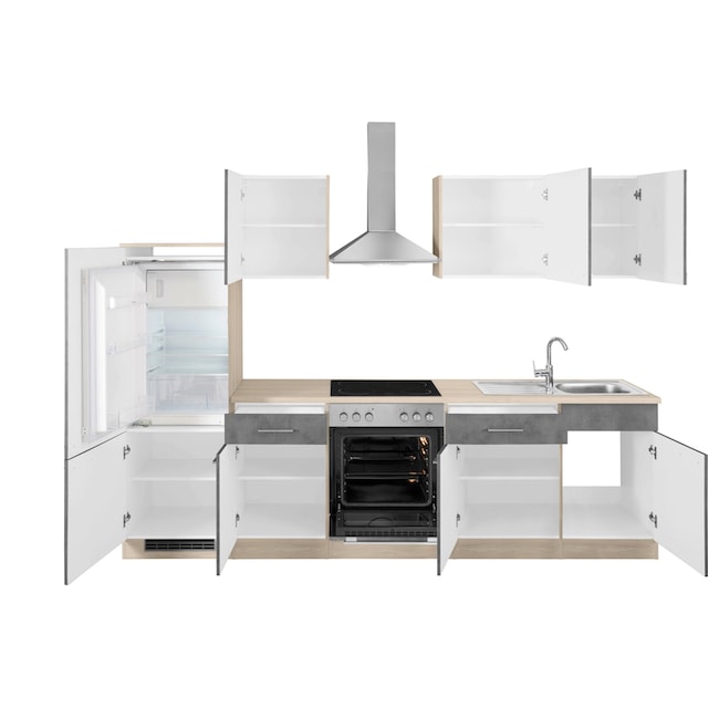 ❤ wiho Küchen Küchenzeile »Zell«, ohne E-Geräte, Breite 280 cm entdecken im  Jelmoli-Online Shop