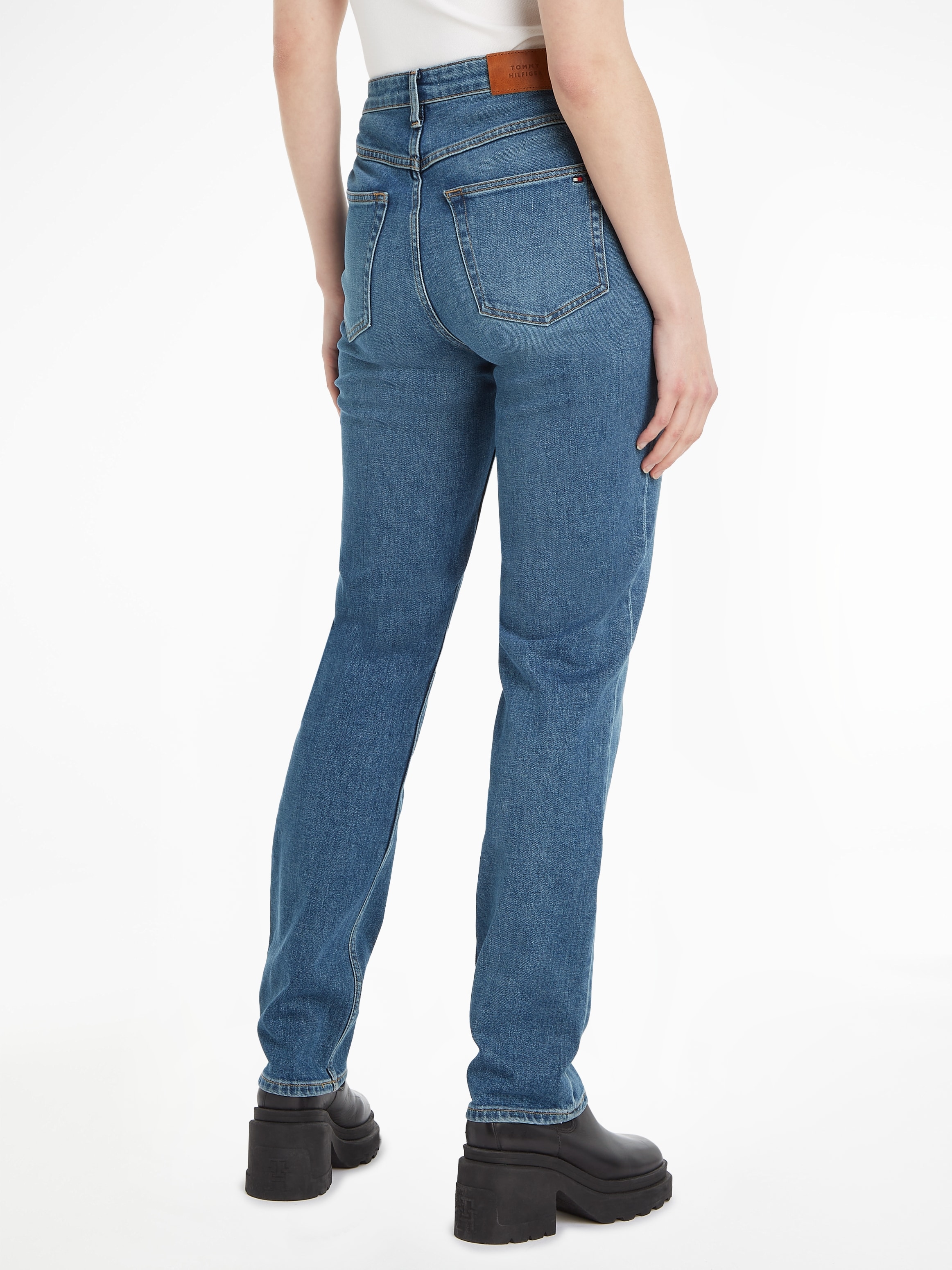 Tommy Hilfiger Straight-Jeans, in blauer Waschung