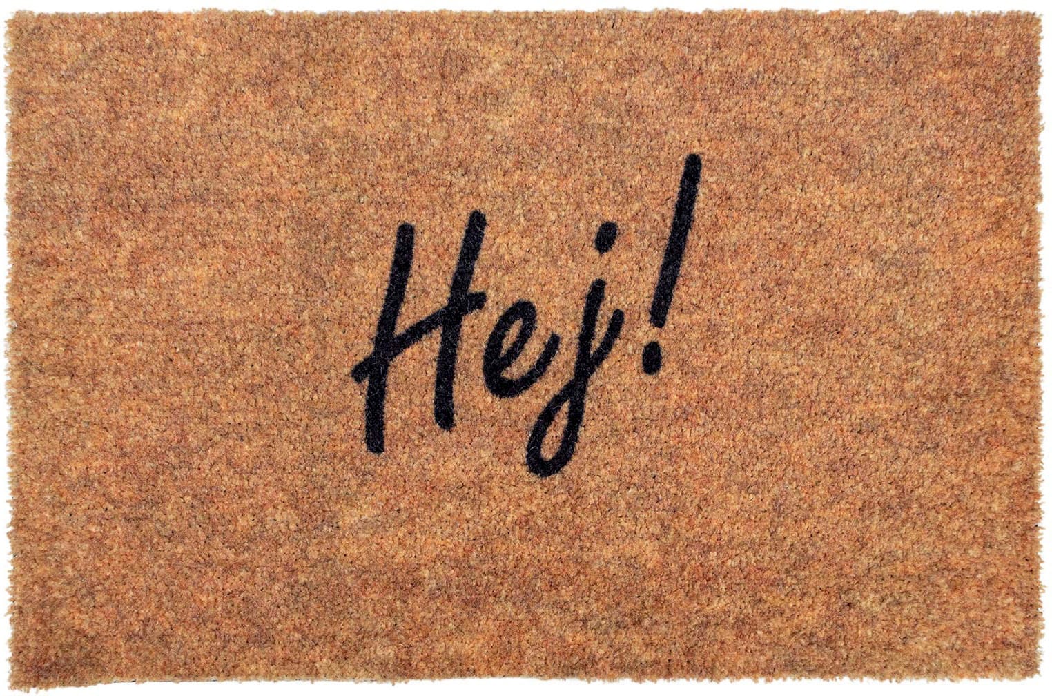 Primaflor-Ideen in Textil Fussmatte »Schmutzfangmatte COUNTRY, Hey«, rechteckig, 7 mm Höhe, Schmutzfangmatte, Kokos-Optik, mit Spruch, rutschhemmend, waschbar