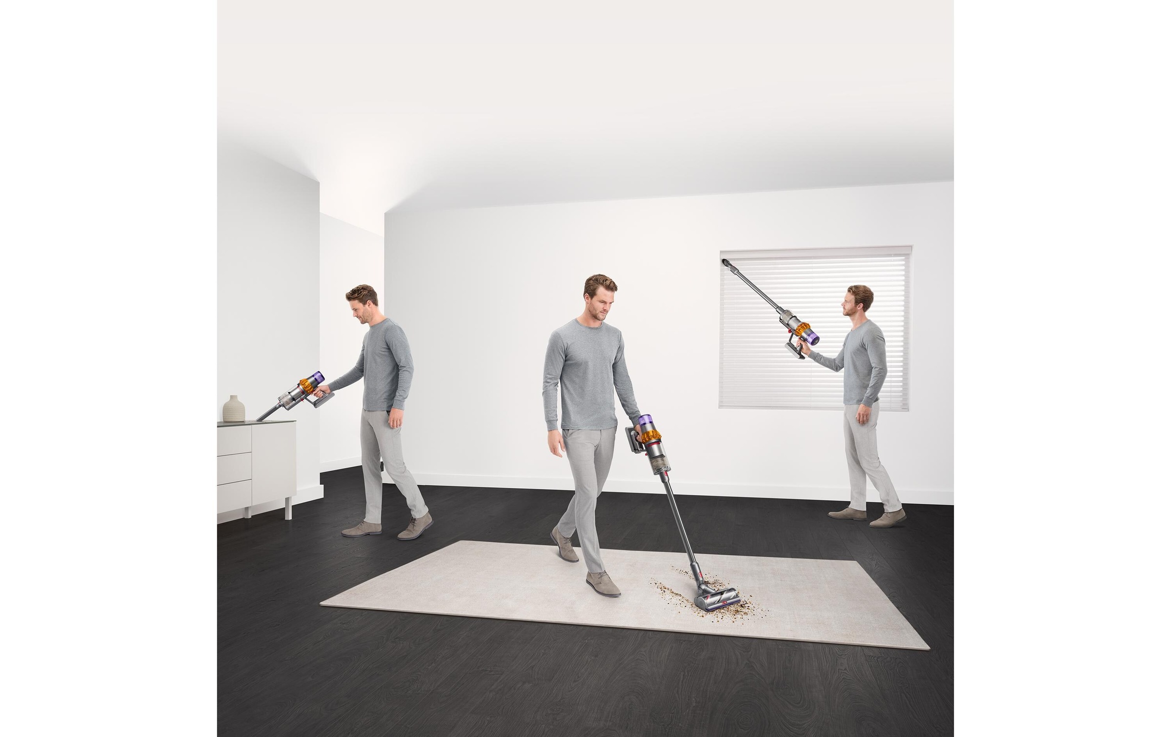 DYSON Akku-Hand-und Stielstaubsauger »V15 Detect (Nickel)«