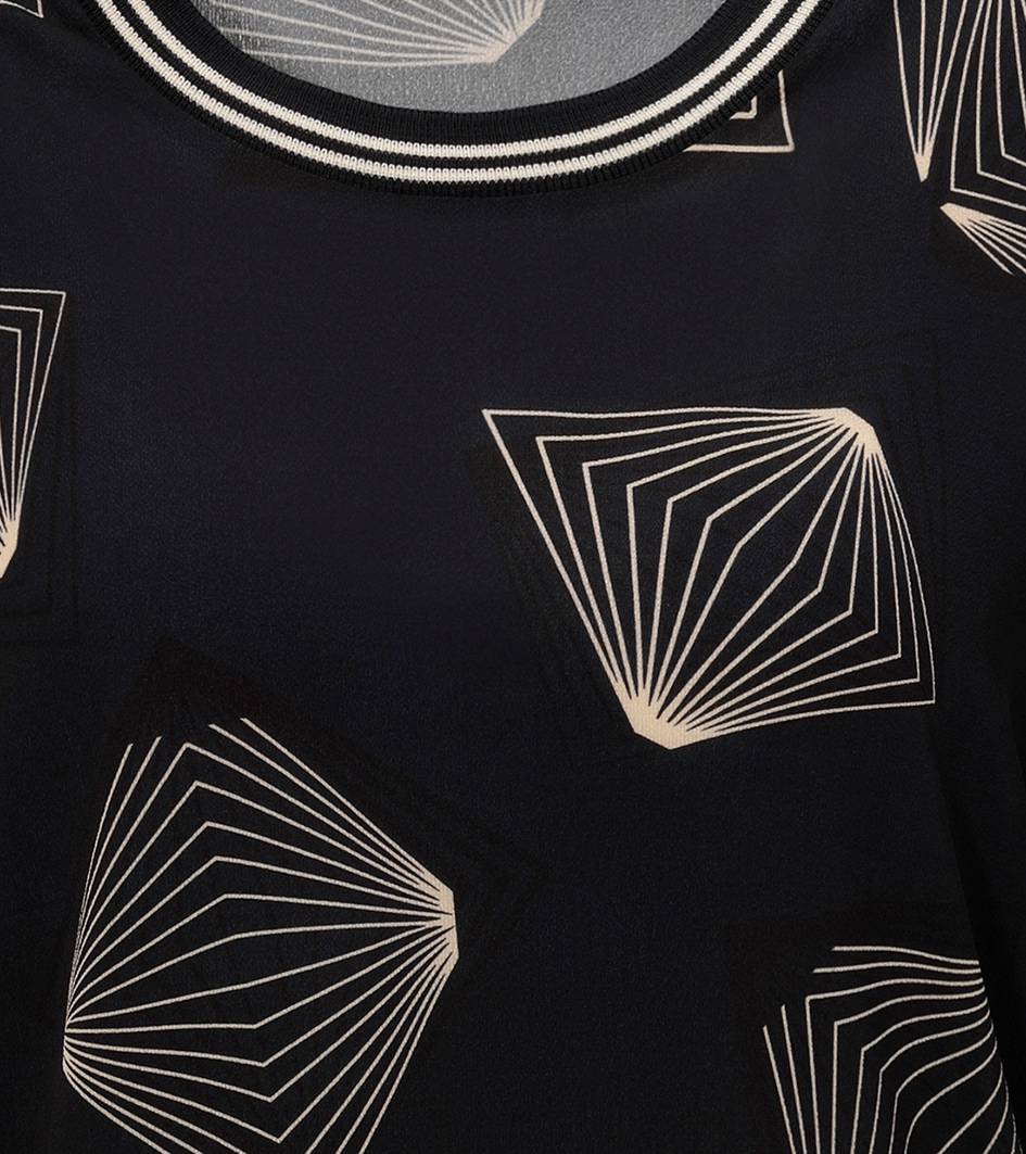 Aniston SELECTED Shirtbluse, mit sportiven Bündchen