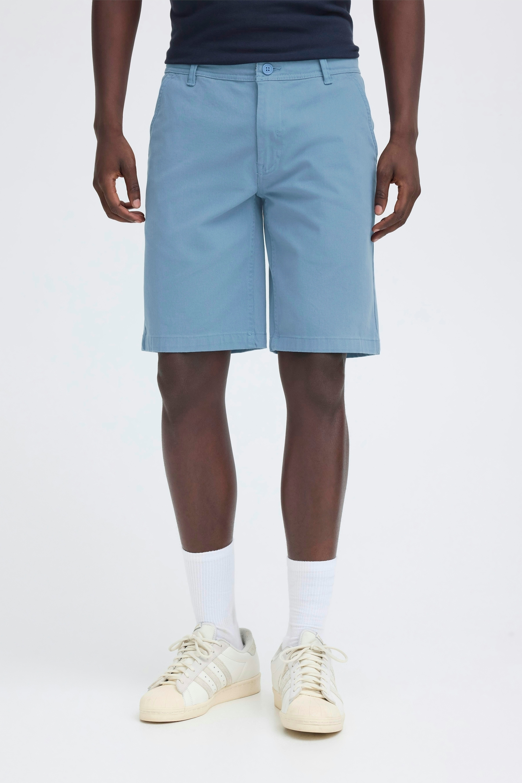 Blend Shorts "BHMASON SLIM/REG CHINO SHORTS" aus Baumwollmischung, Regular Fit, mit Reissverschluss