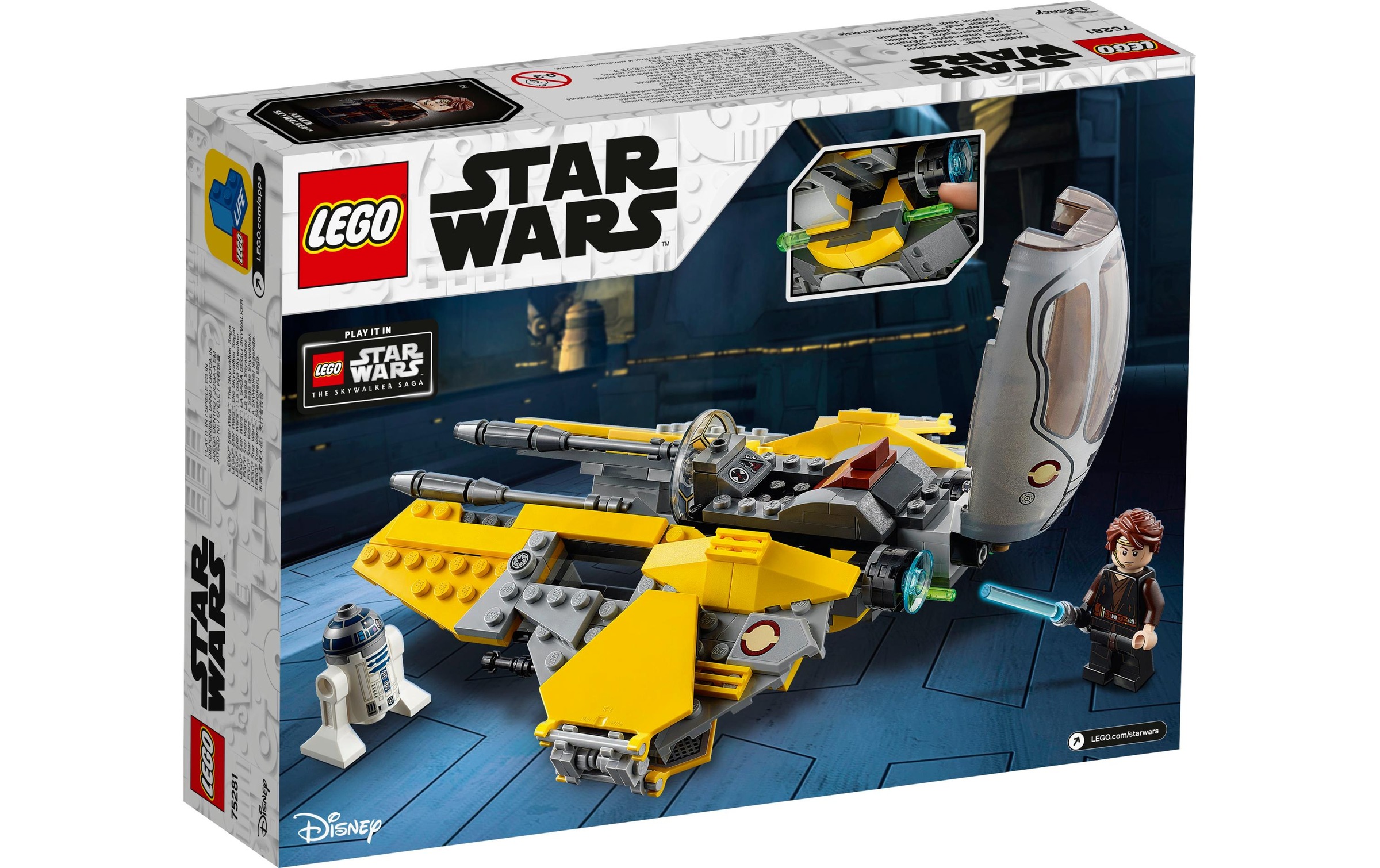 LEGO® Spielbausteine »Star Wars Anakins Jedi Interceptor«, (248 St.)