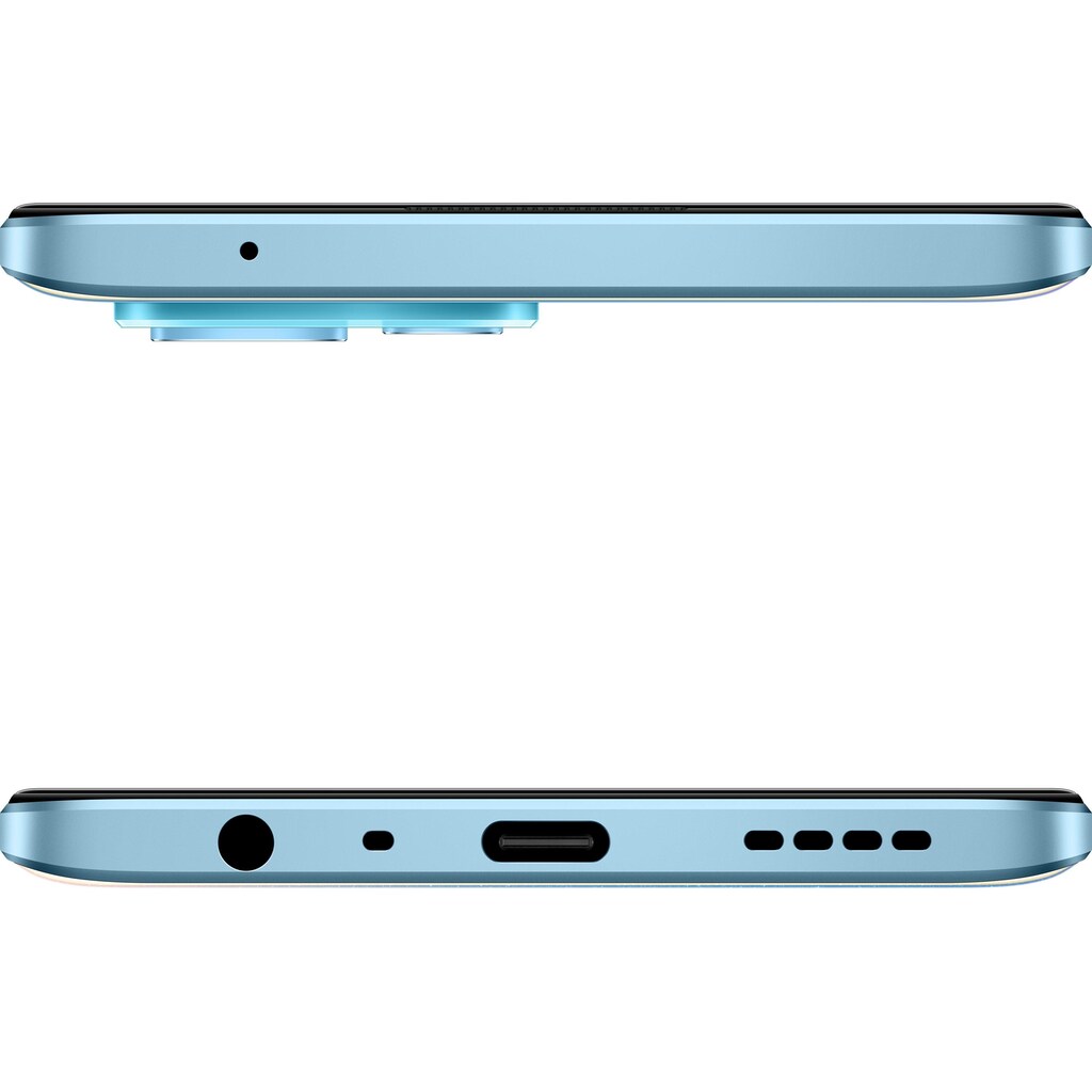 Realme Smartphone »Pro+ 128 GB Sunrise Blue«, Sunrise Blue, 16,19 cm/6,4 Zoll, 128 GB Speicherplatz, 50 MP Kamera