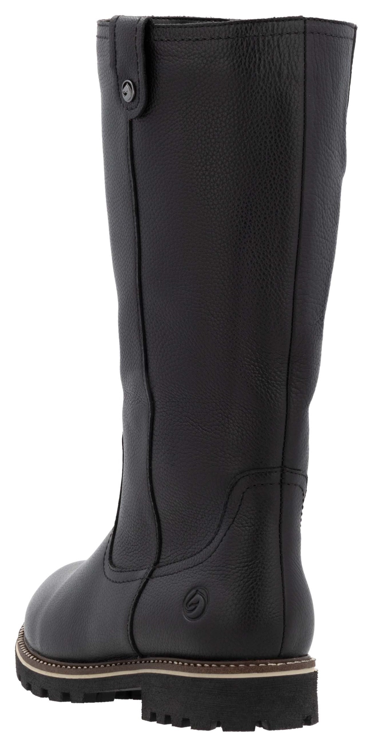 Remonte Winterstiefel, Blockabsatz, Stiefel, Langschaftstiefel mit Innenreissverschluss
