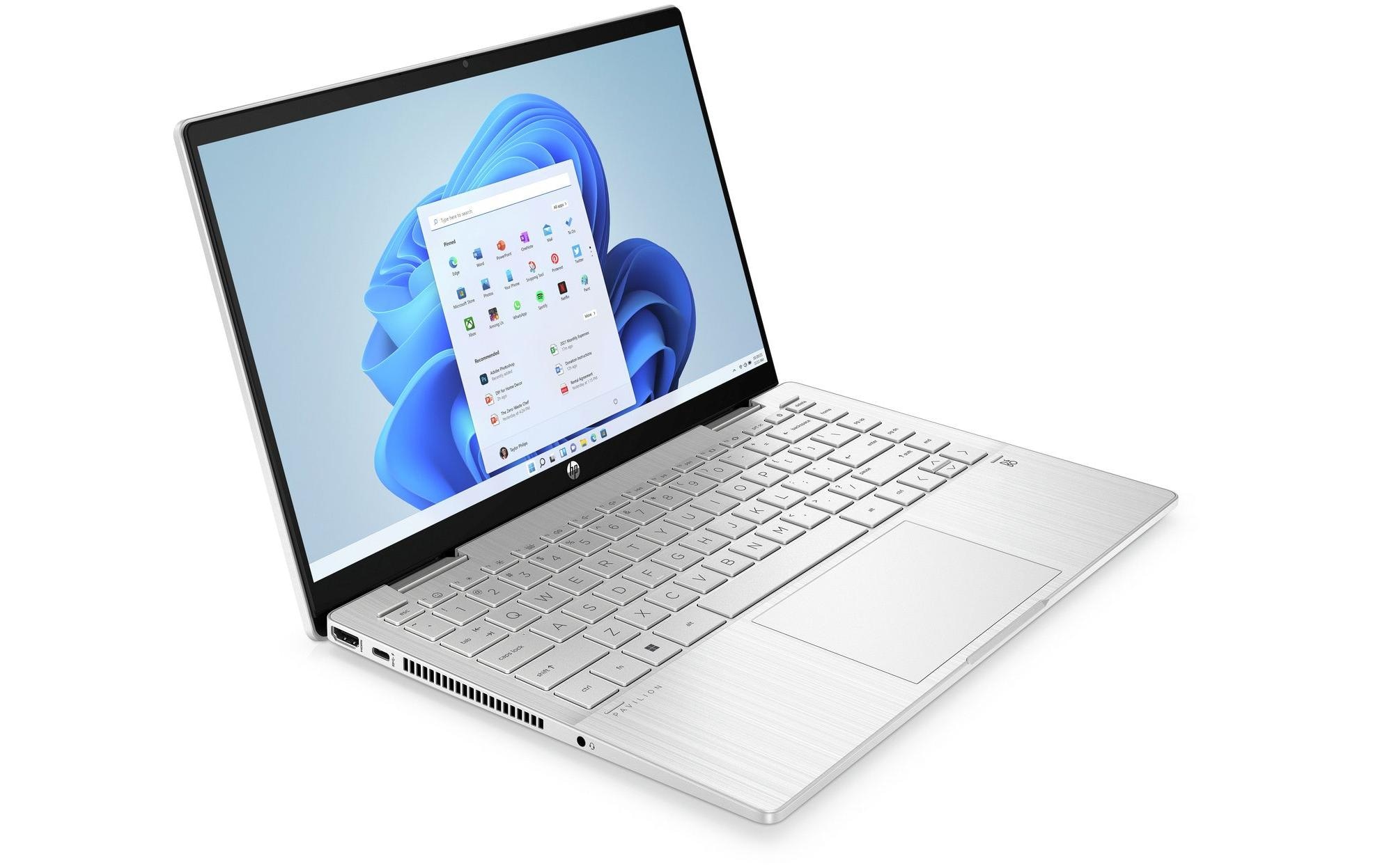 HP Convertible Notebook »HP Pavilion x360 14-ek1740nz,14IPS,Silver«, / 14 Zoll, Intel