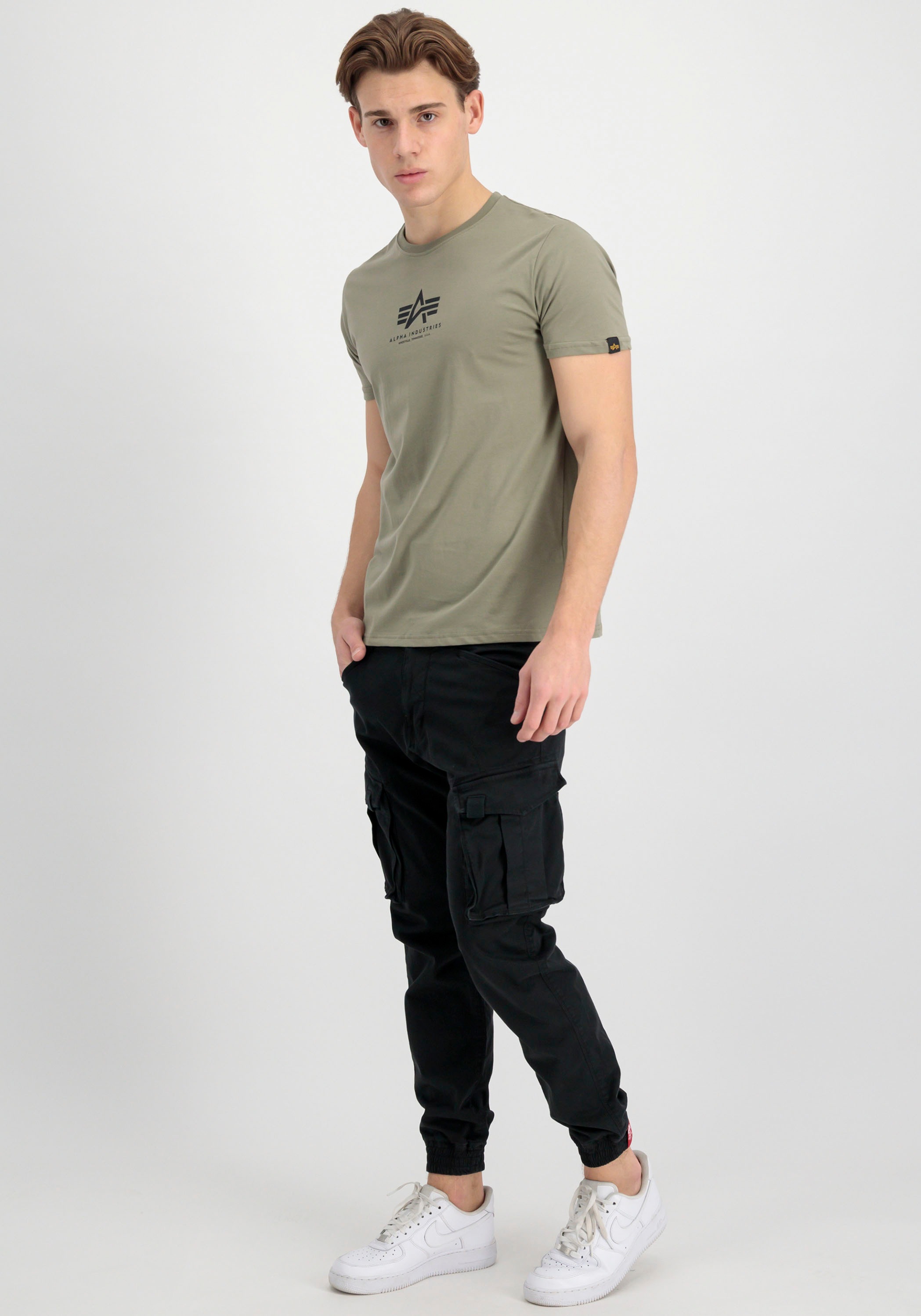 Alpha Industries Rundhalsshirt »Basic T ML«