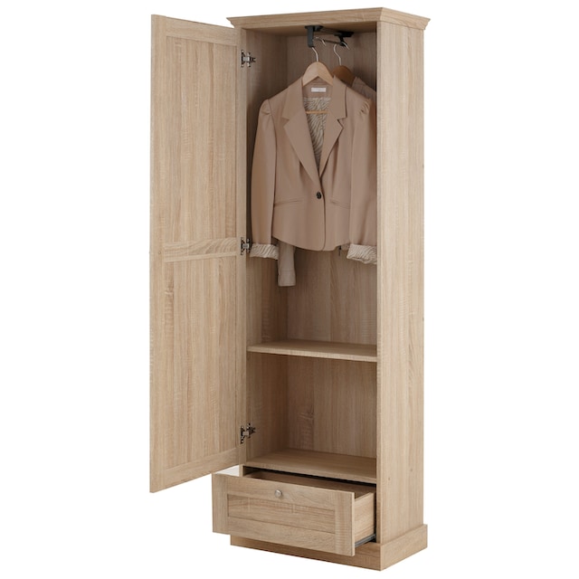 Home affaire Garderobenschrank »Binz«, mit schöner Holzoptik, mit vielen  Stauraummöglichkeiten, Höhe 180 cm online shoppen | Jelmoli-Versand