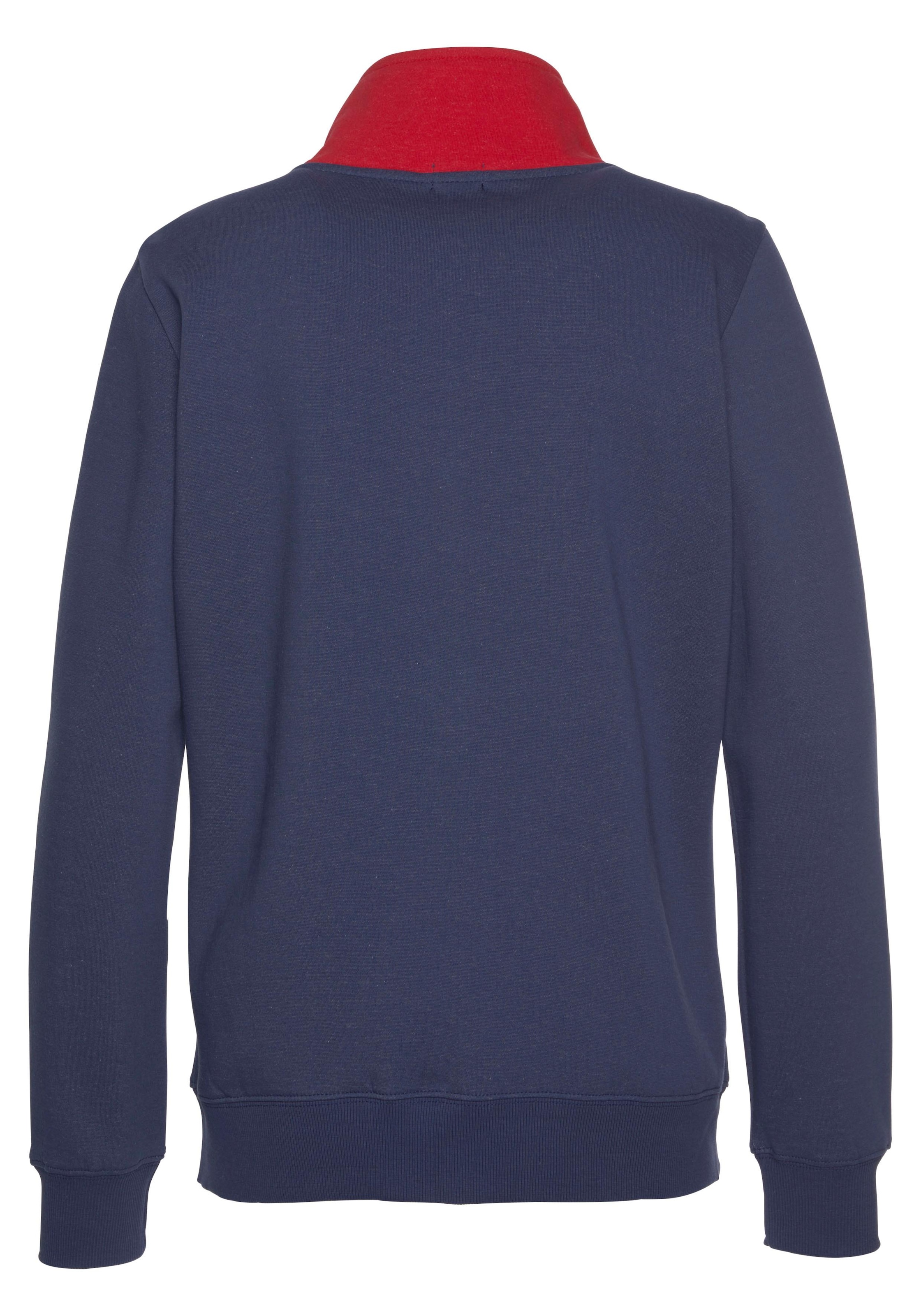 H.I.S Sweatjacke, mit Kontraststreifen, Loungewear