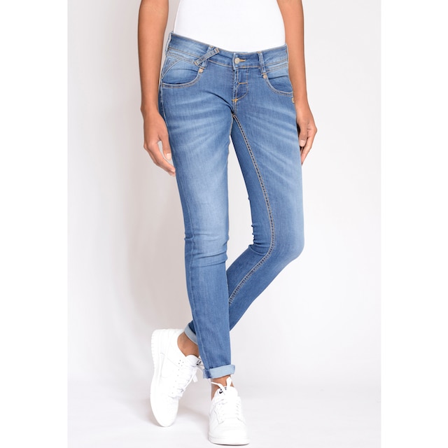»94Nena«, bei Skinny-fit-Jeans online GANG Jelmoli-Versand Used-Effekten mit Schweiz coolen shoppen