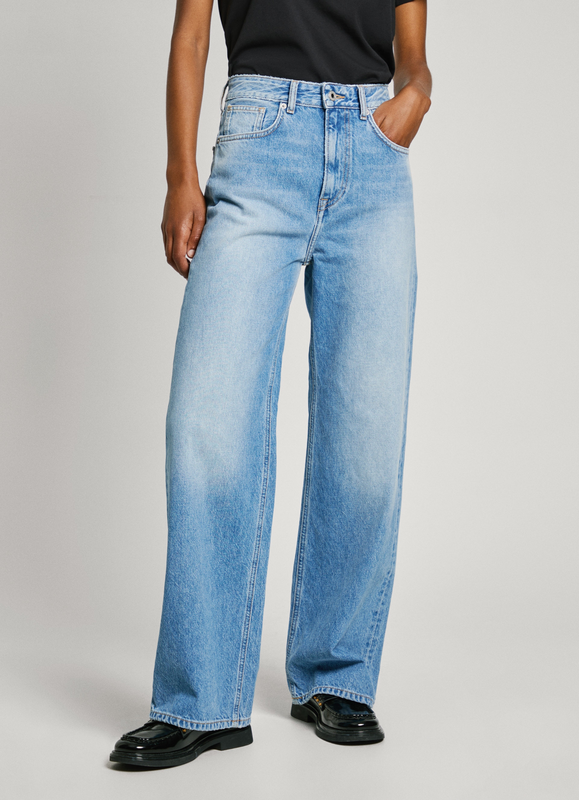Pepe Jeans Straight-Jeans »UHW – Ultra High Waist« mit hohem Bund