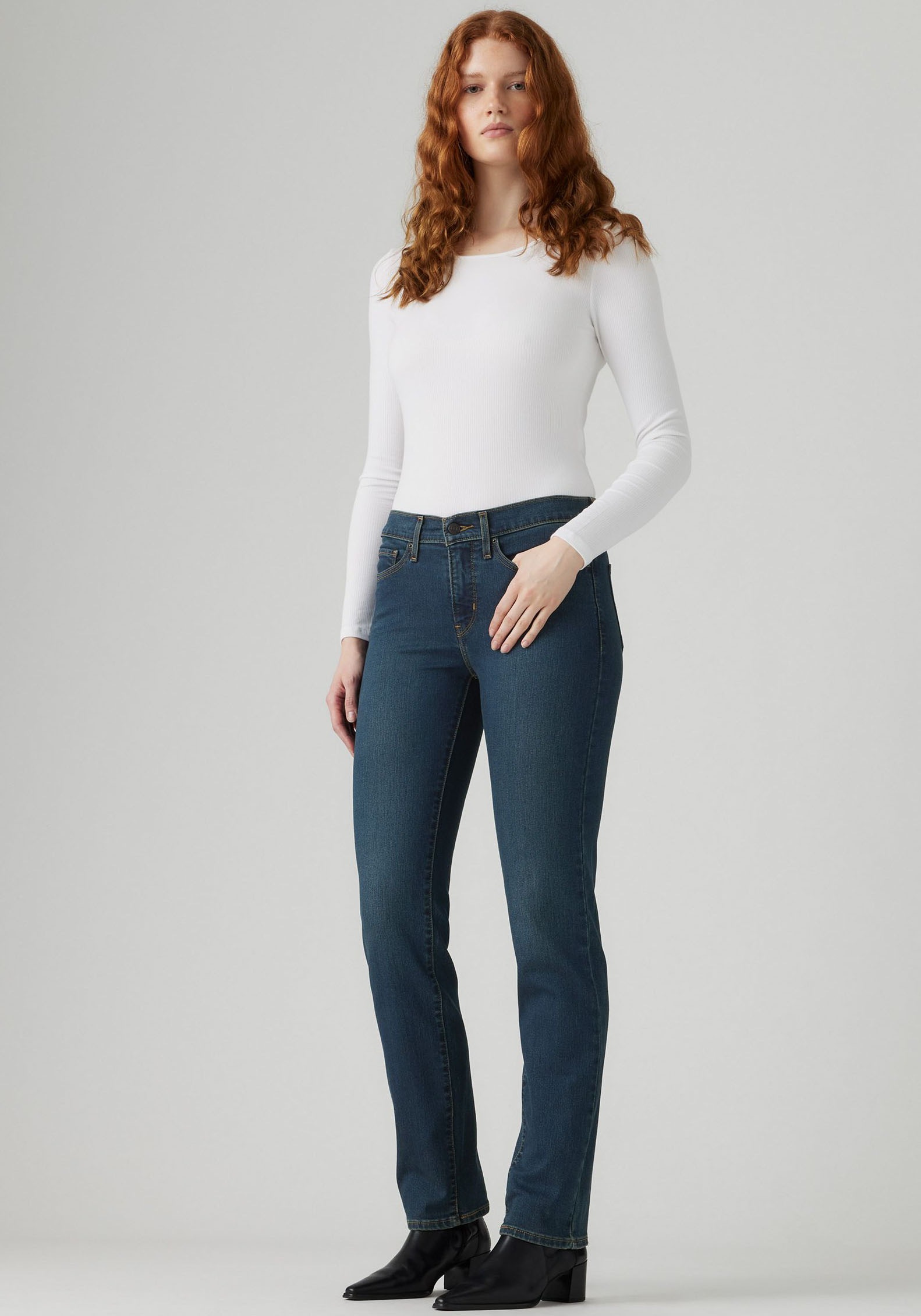 Levi's® Gerade Jeans »314 Shaping Straight«, mit Stretch