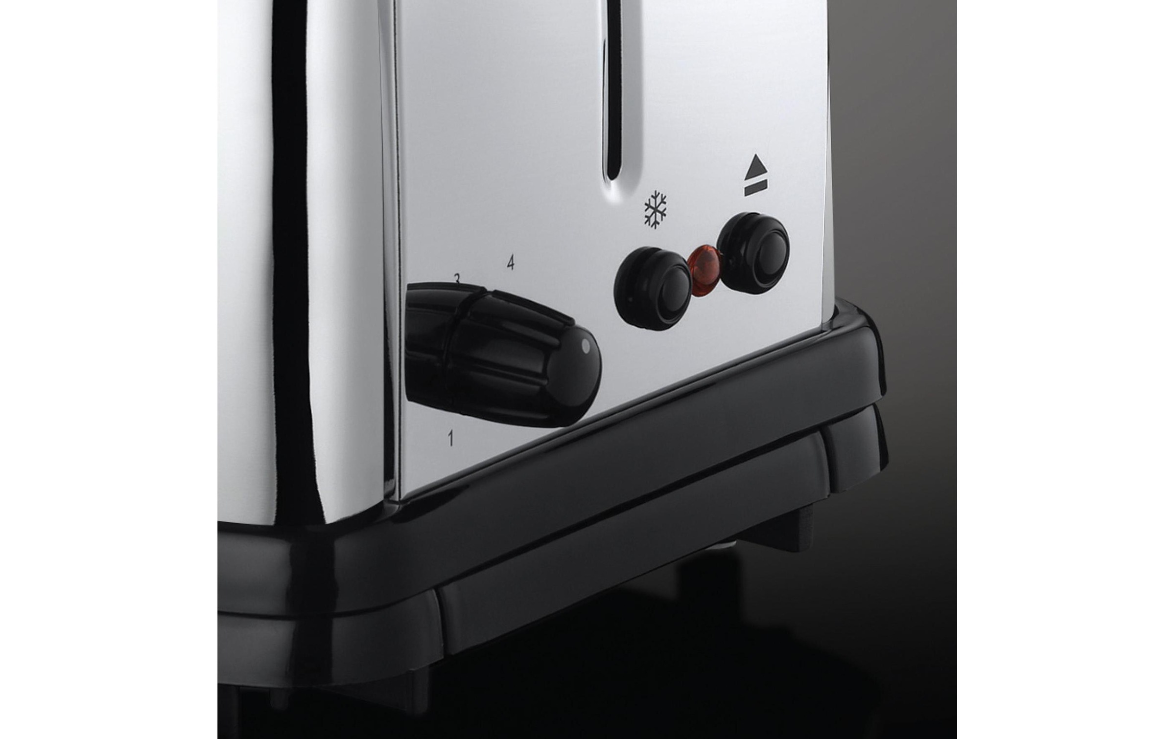 RUSSELL HOBBS Toaster »Victory 23310-56 Silberfarben«, 2 kurze Schlitze, für 2 Scheiben, 1670 W