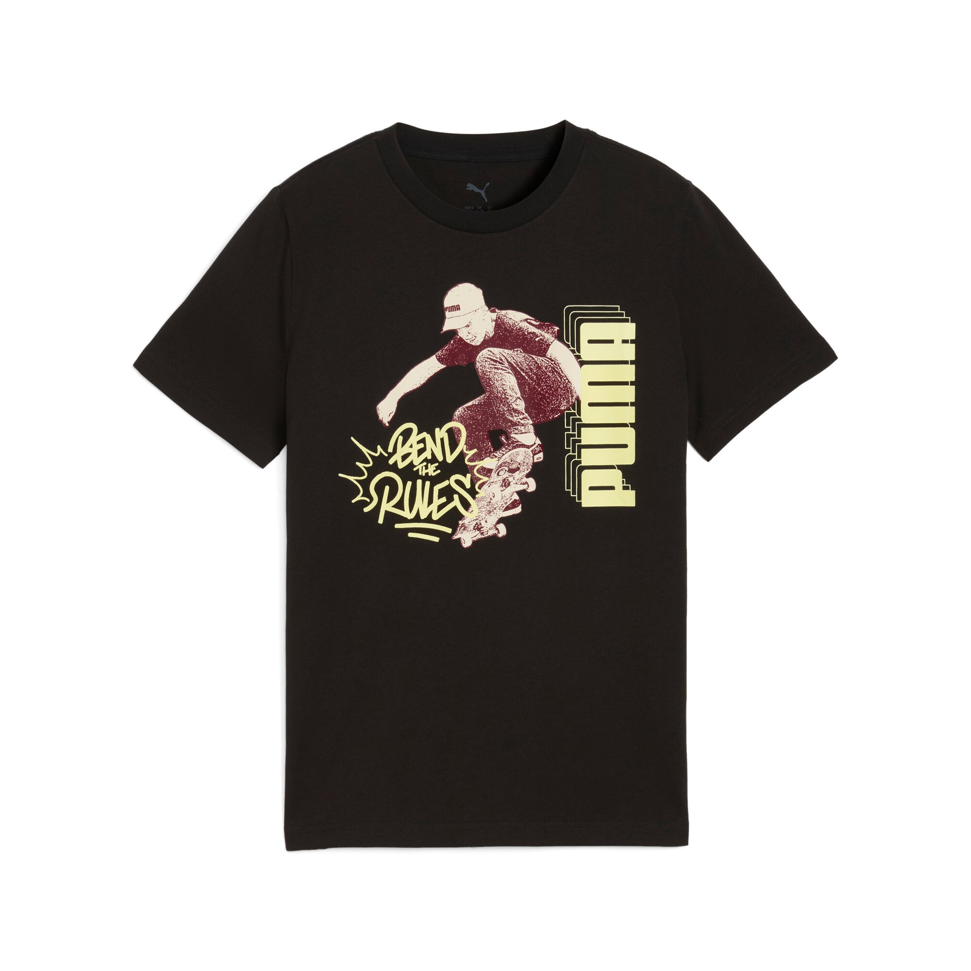 PUMA T-Shirt »MID90S GRAPHIC TEE I B« sportlicher Schnitt, Kurzarm, Rundhalsausschnitt, aus Baumwolle