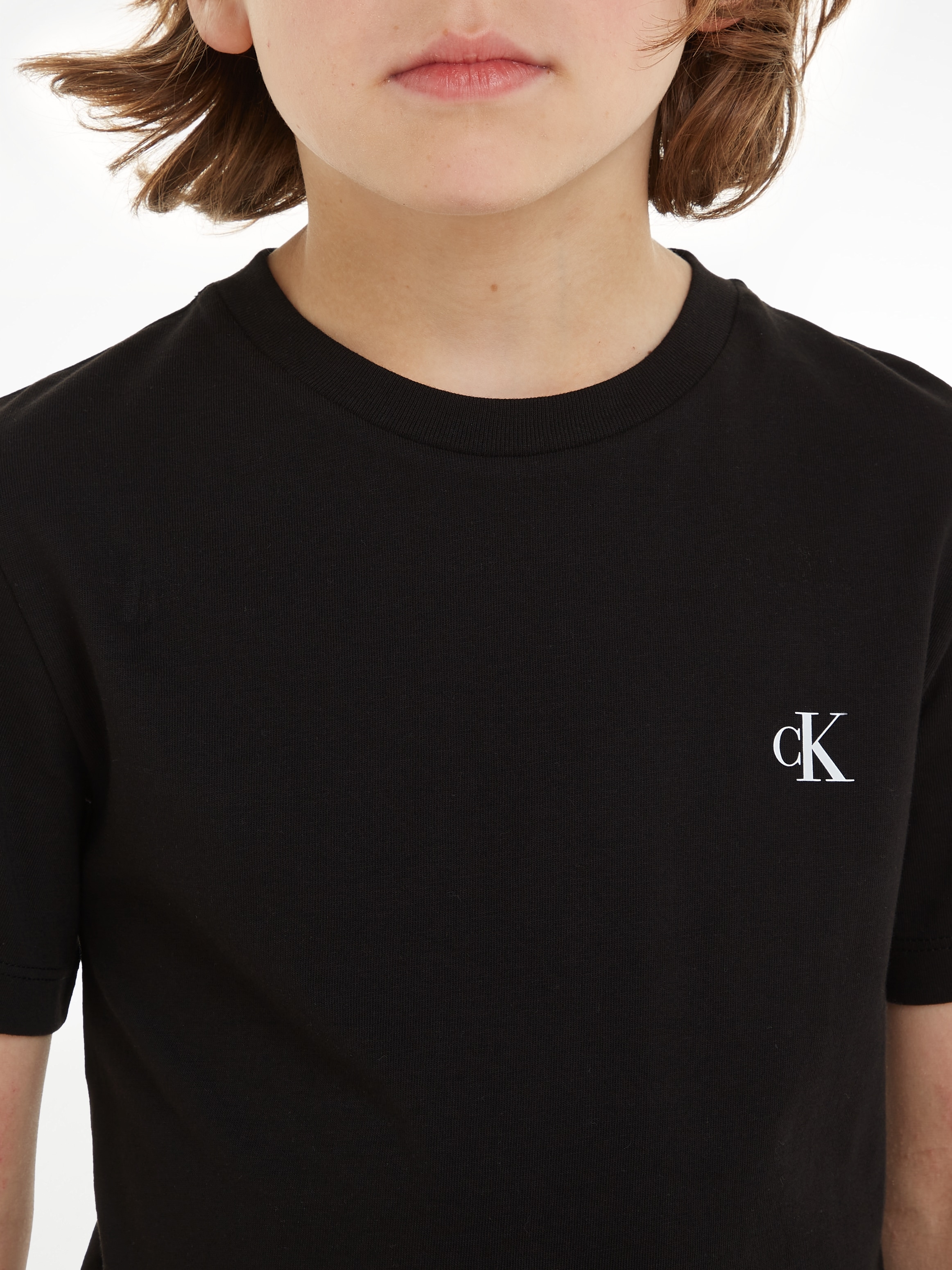 ✵ Calvin Klein Jeans T-Shirt »2-PACK MONOGRAM TOP«, mit Logodruck online  ordern | Jelmoli-Versand