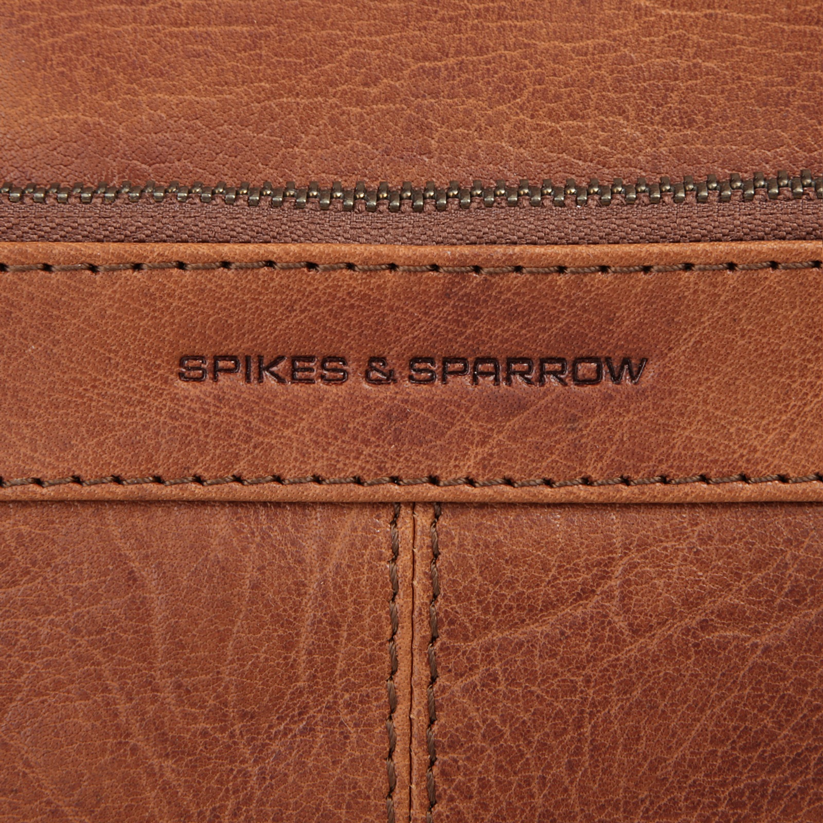Spikes & Sparrow Henkeltasche, echt Leder