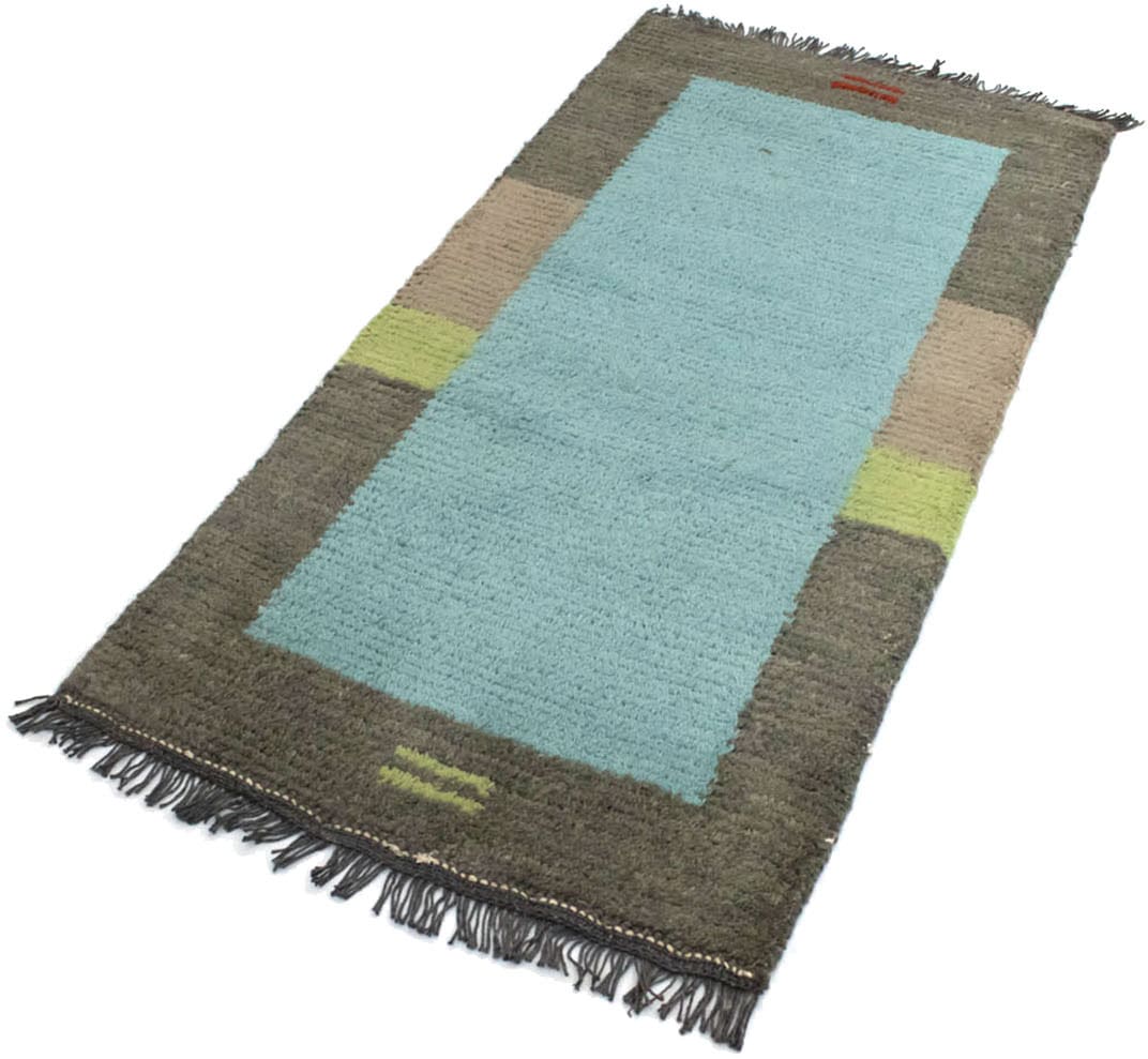 morgenland Wollteppich »Nepal Teppich handgeknüpft blau«, rechteckig,  handgeknüpft online bestellen | Jelmoli-Versand