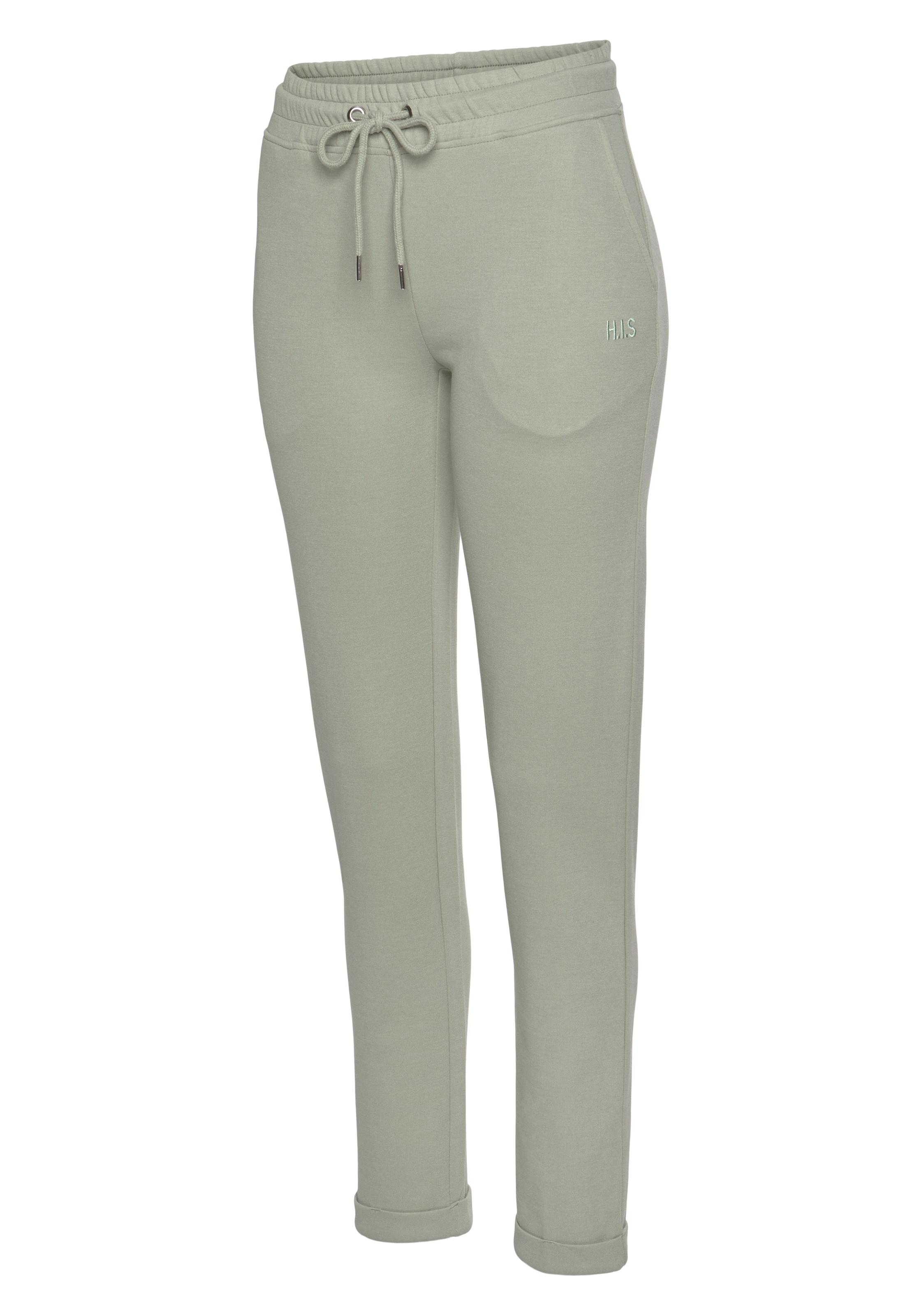 H.I.S Sweathose, Schlupfhose mit kleinem Aufschlag am Saum, Loungewear