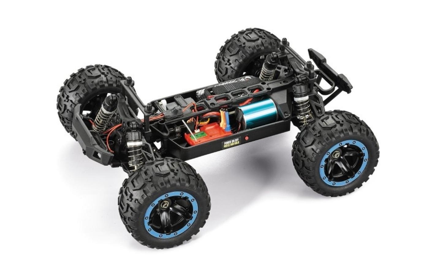 RC-Monstertruck »Blackzon Slyder MT Turbo 4WD Brushless Blau,«