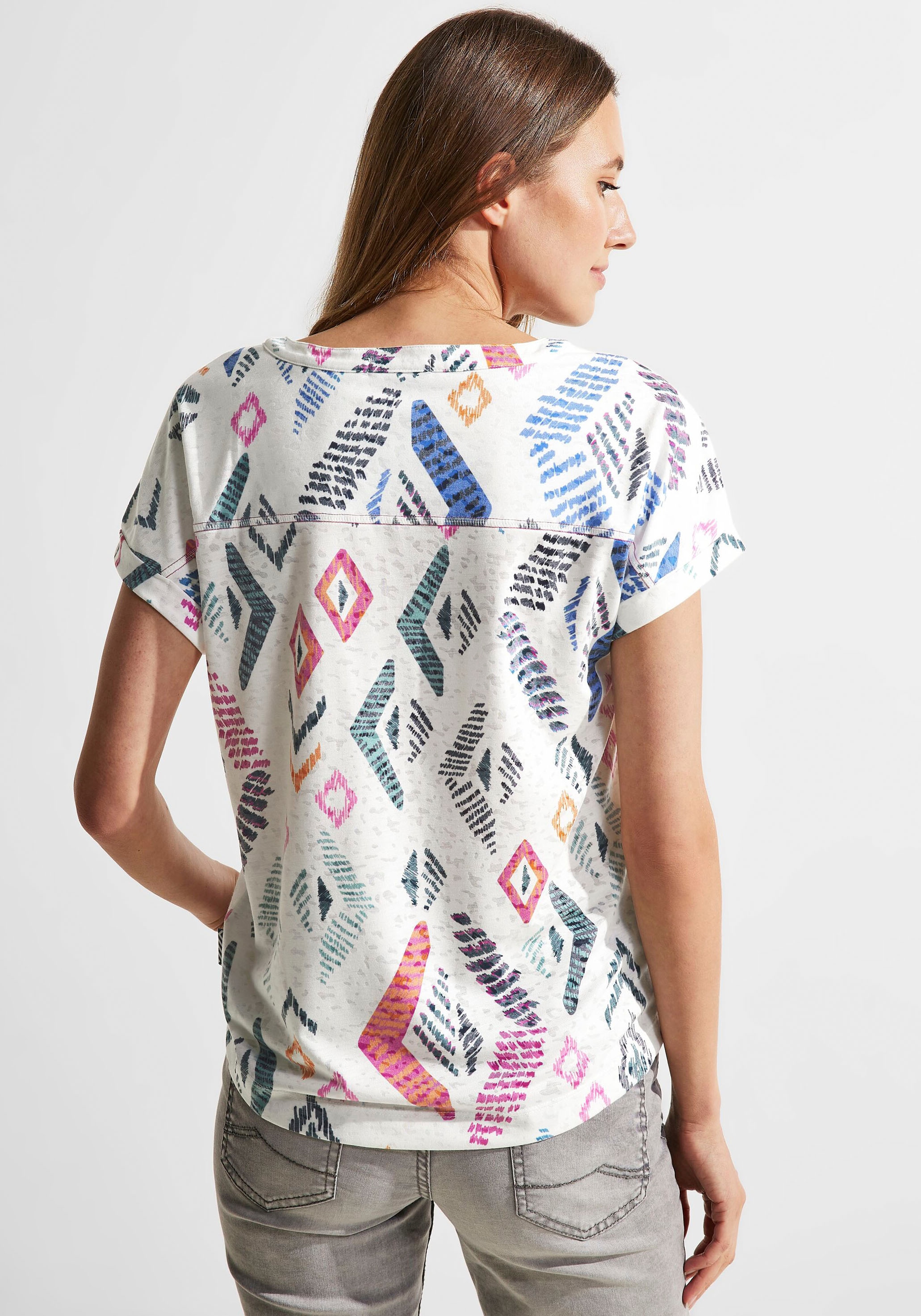Schweiz online Ausbrenner Cecil bei mit Jelmoli-Versand T-Shirt, Muster kaufen