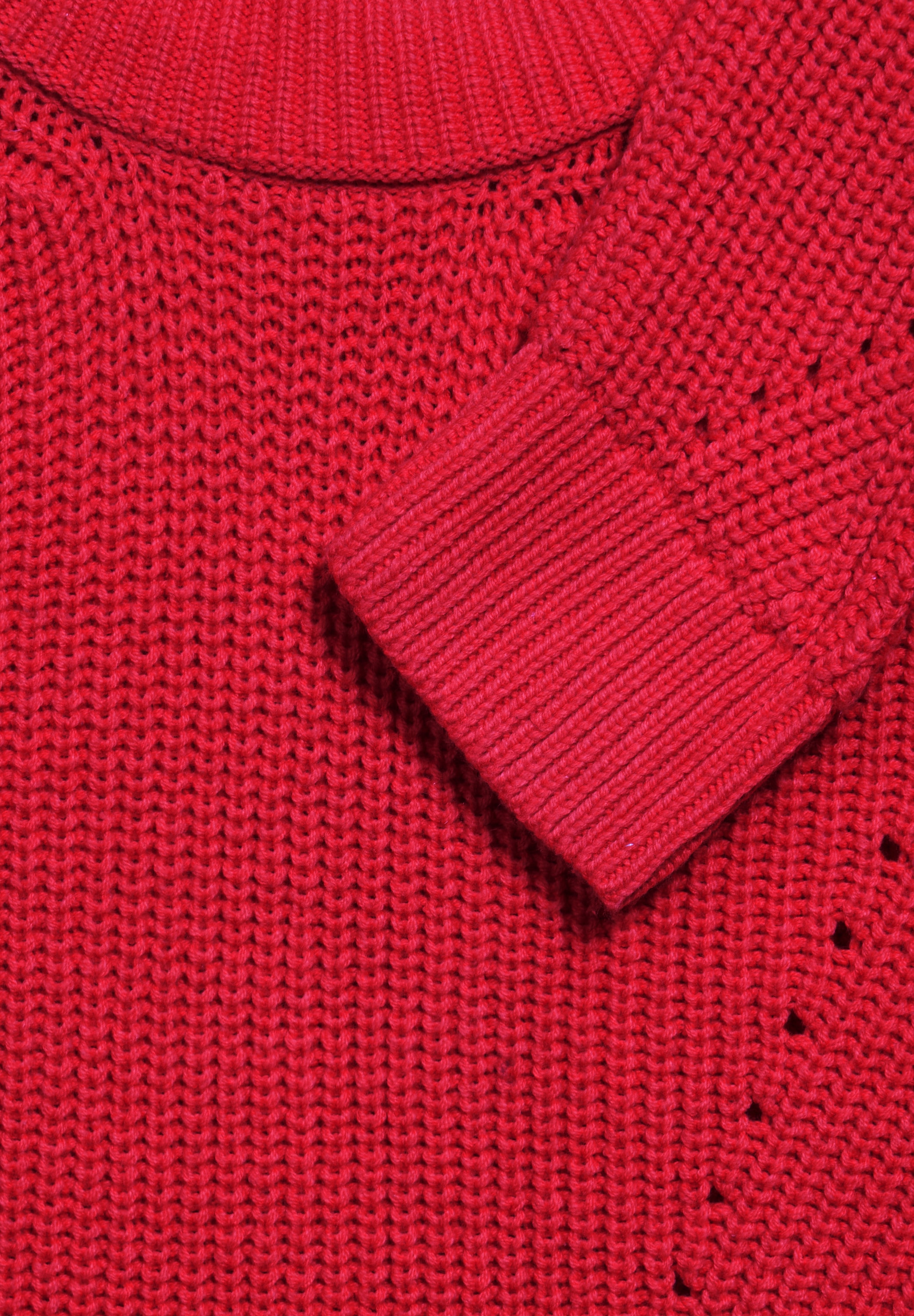 STREET ONE Strickpullover, mit Details