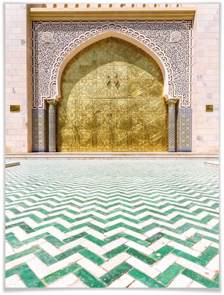 Wall-Art Poster »Alawi Moschee Wandposter kaufen | St.), (1 Oman«, Poster, Bild, Jelmoli-Versand Wandbild, online Gebäude