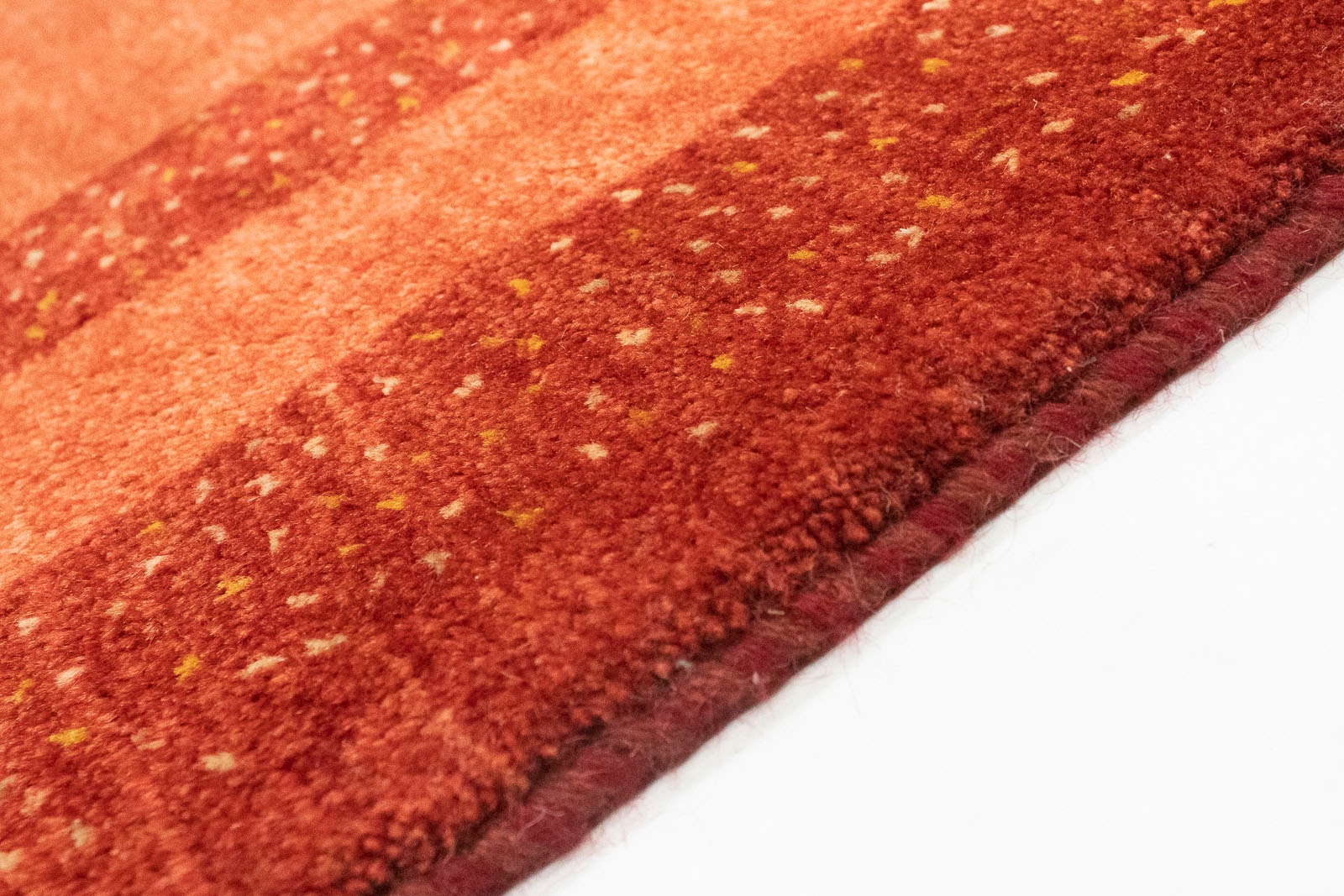 morgenland Wollteppich »Gabbeh rechteckig, Teppich online bestellen handgeknüpft handgeknüpft | Jelmoli-Versand rot«