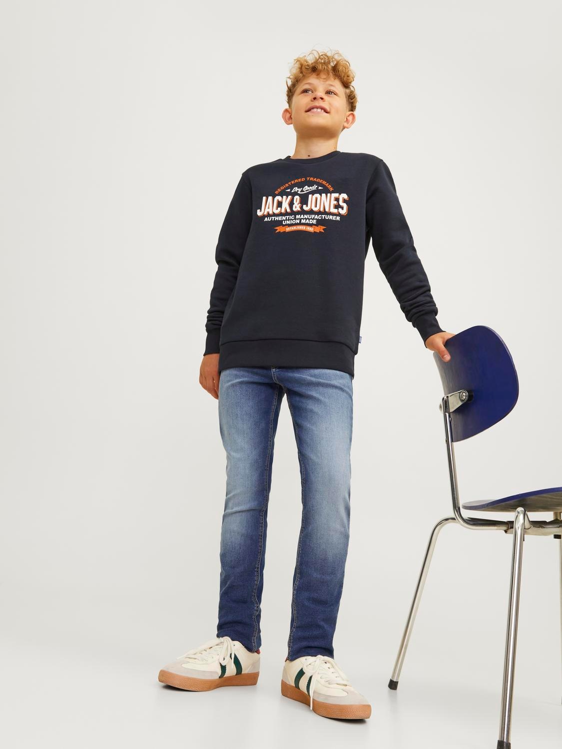 Jack & Jones Junior Slim-fit-Jeans »JJIGLENN JJORIGINAL MF 001 I.K NOOS JNR«