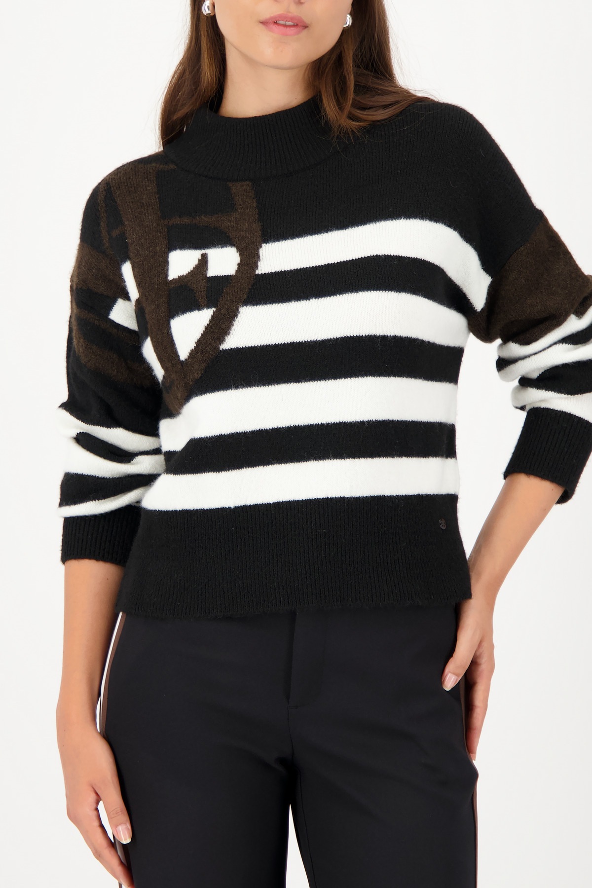 Monari Strickpullover Regular fit mit Rollkragen