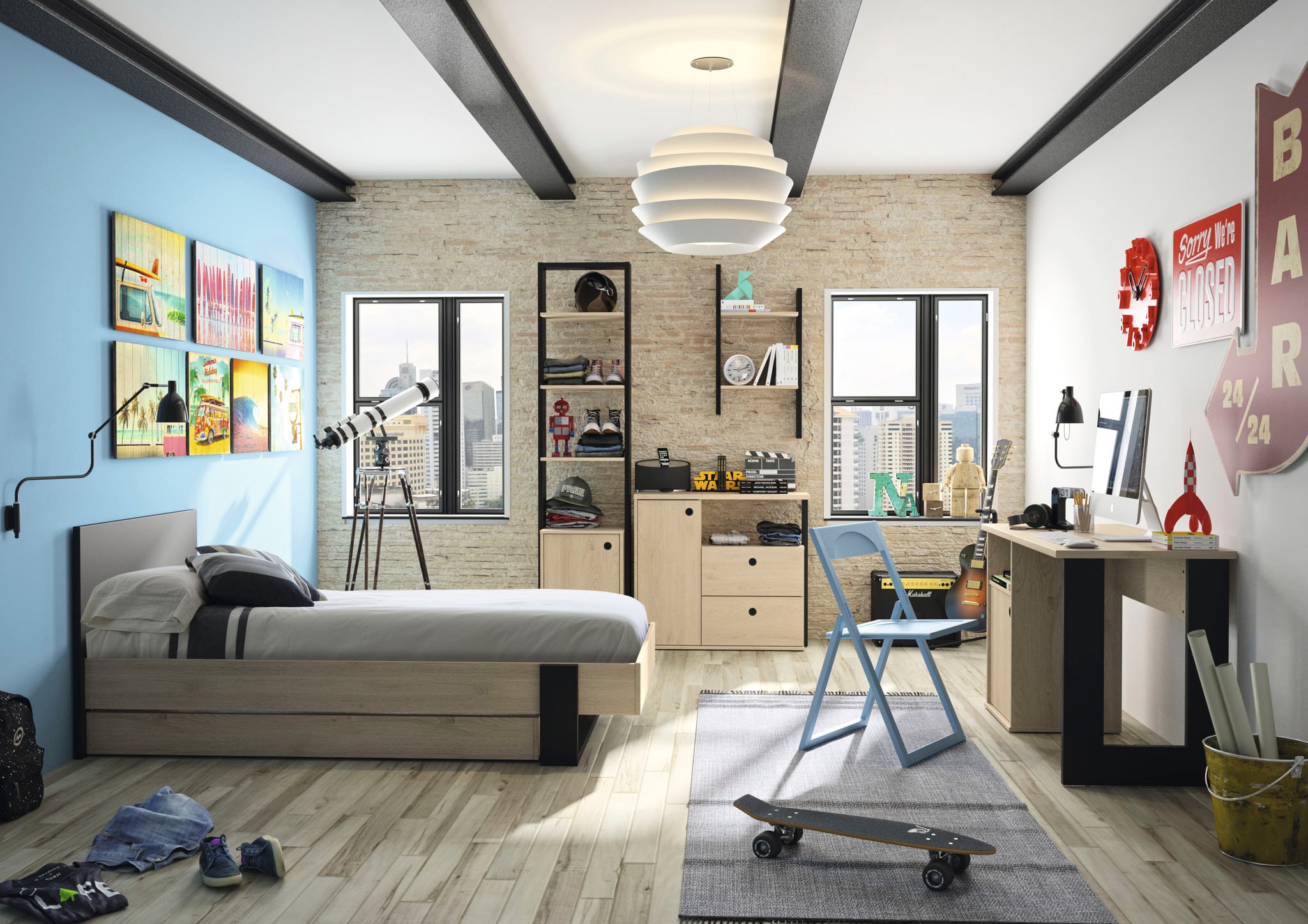 Gami Jugendbett »DUPLEX« Einzelbett