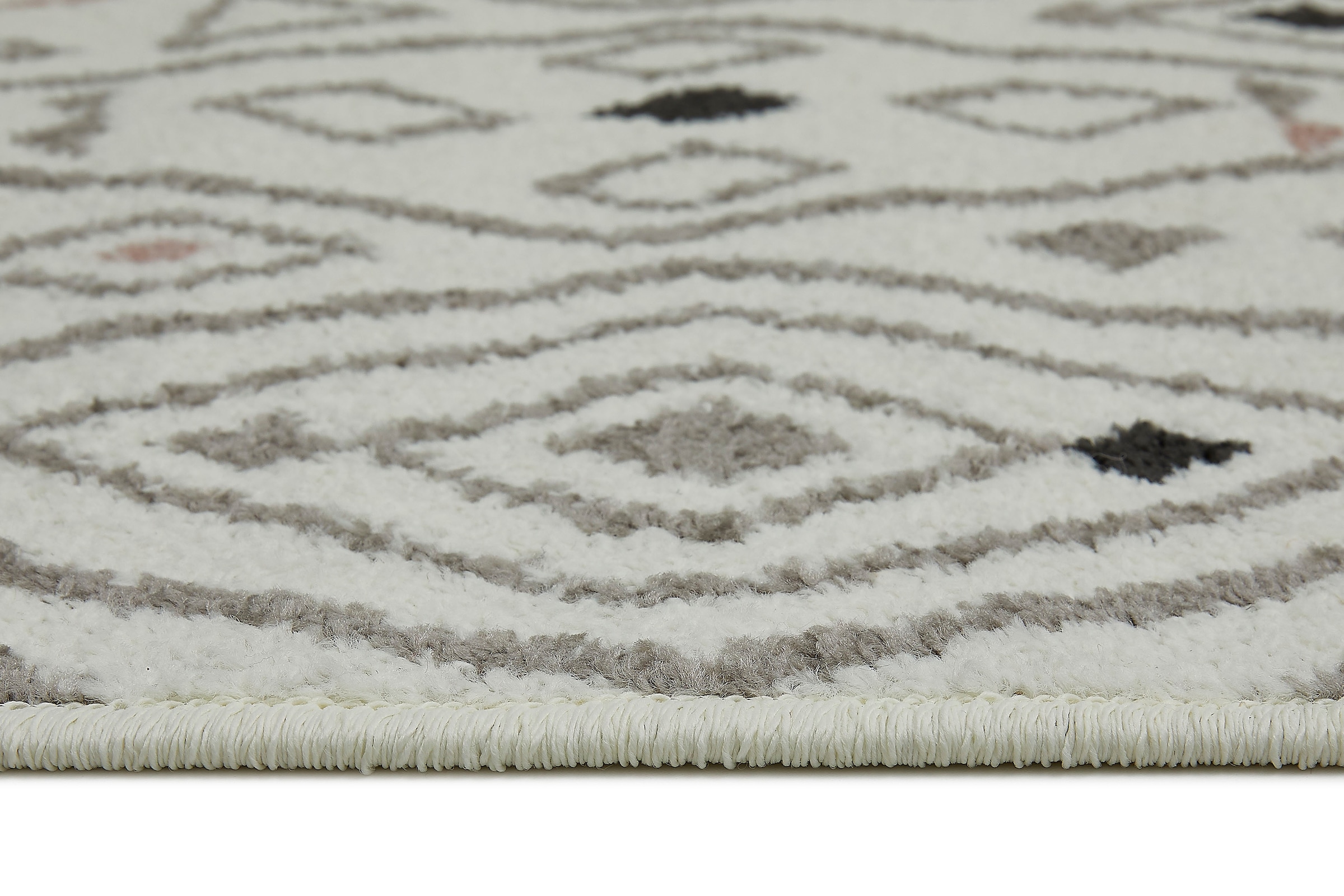 Andiamo Teppich »Bolonia 3«, rechteckig, 6 mm Höhe, Kurzflor, modernes Rauten Muster, ideal im Wohnzimmer & Schlafzimmer