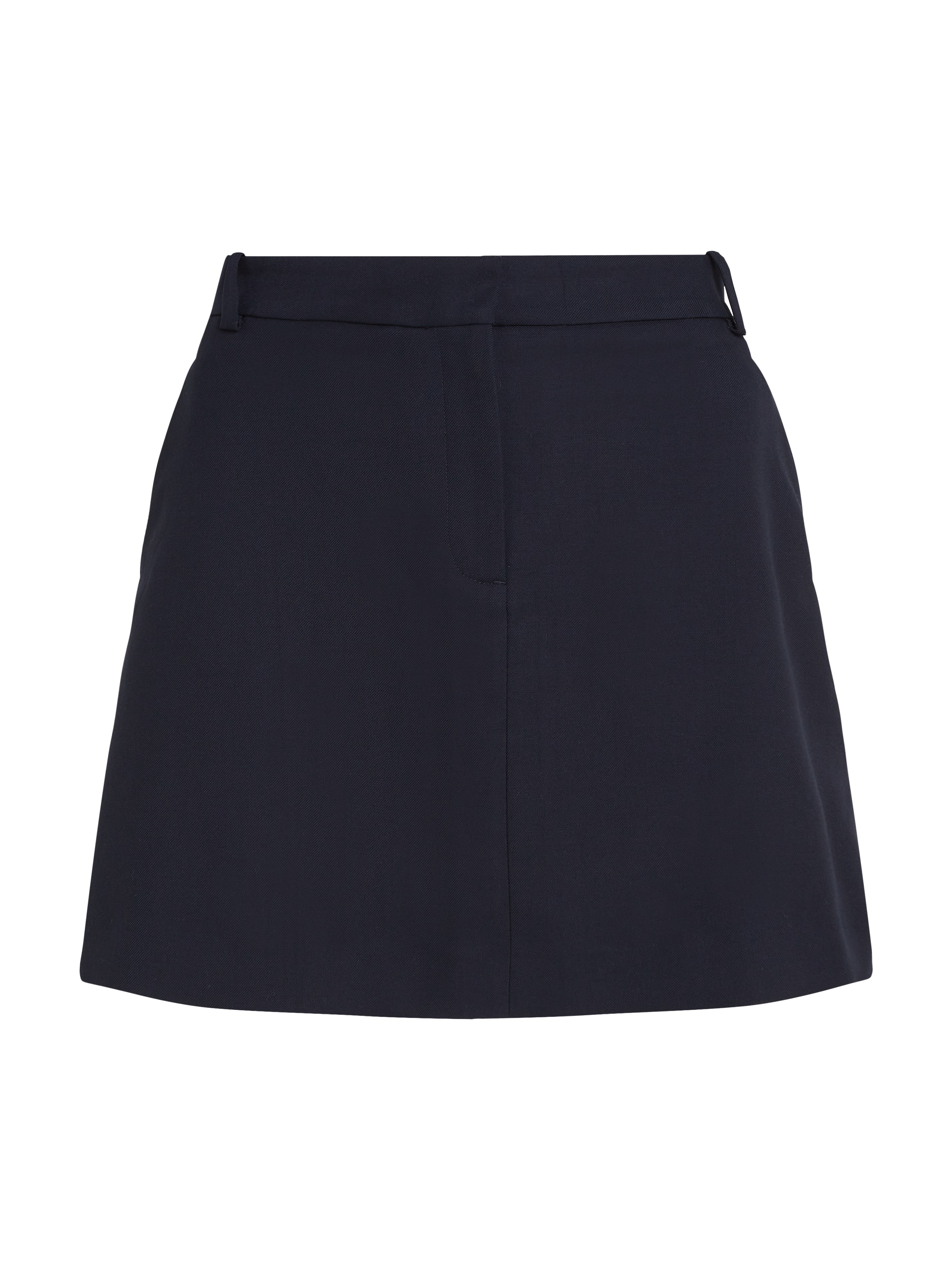 Tommy Hilfiger Minirock »CORE STRAIGHT SHORT SKIRT«, Webrock mit Tommy Hilfiger Logostickerei