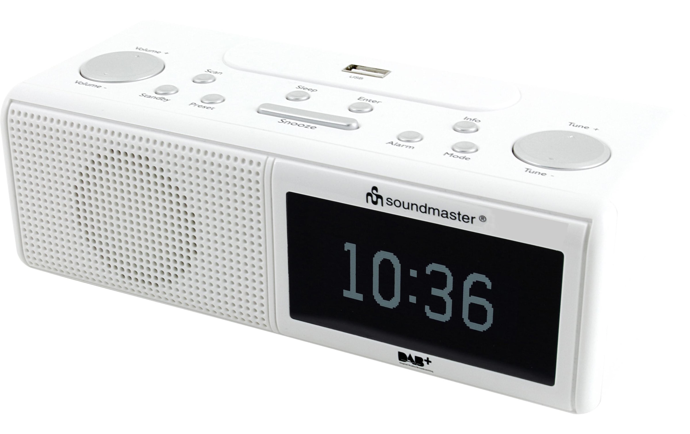 Soundmaster Radiowecker »UR8350WE Weiss«