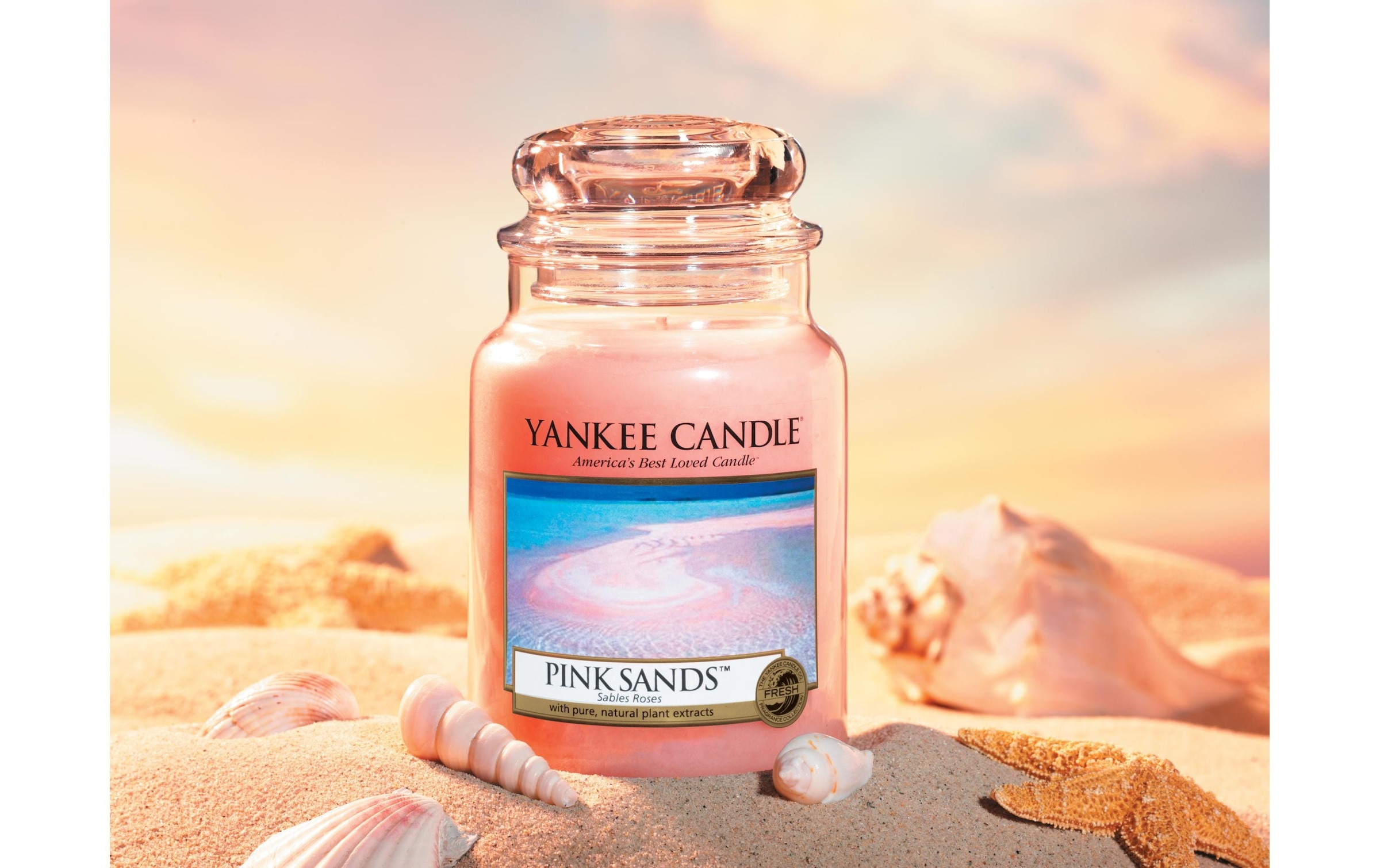 Yankee Candle Duftkerze »Pink Sands«