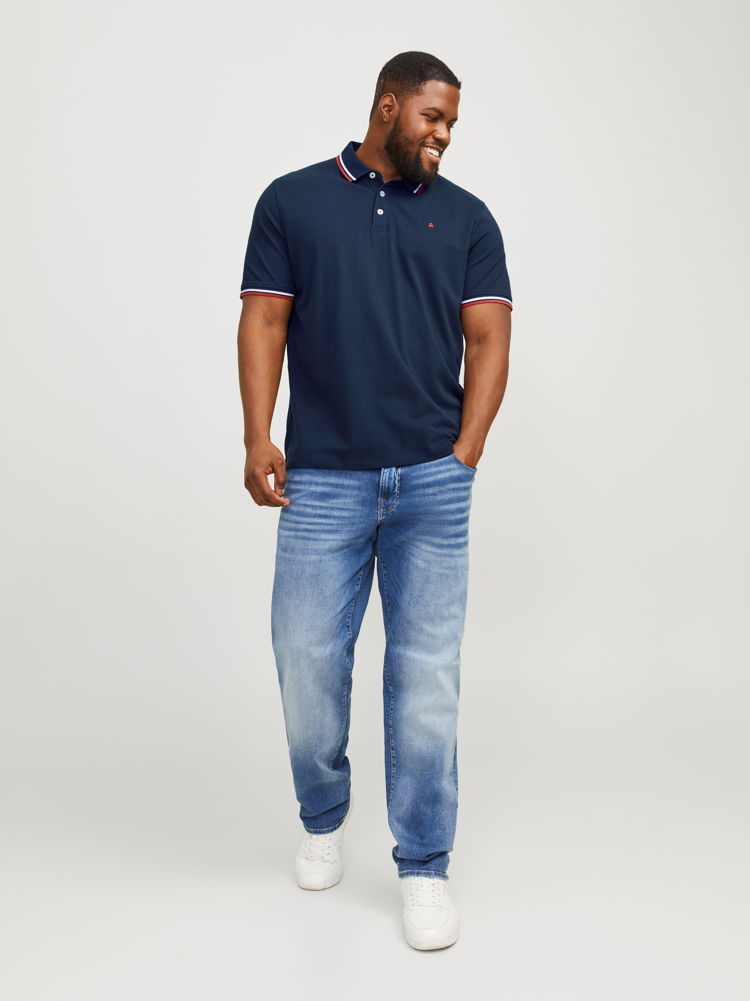 Jack & Jones PlusSize Poloshirt »Paulus Polo«, bis Grösse 6XL