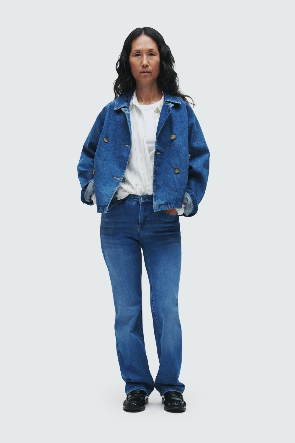 ONLY Jeansjacke »ONLAPRIL SHORT DNM TRENCH AKM«
