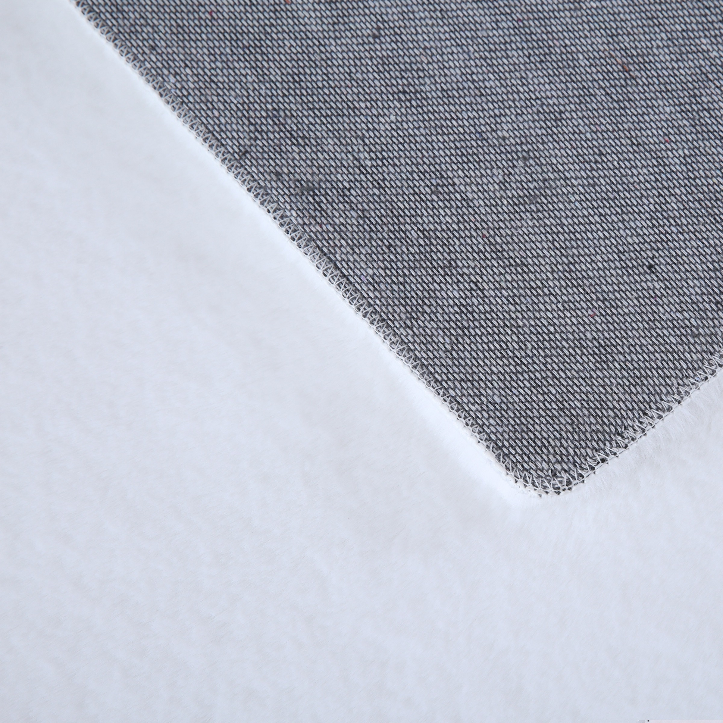 Ayyildiz Teppiche Hochflor-Teppich »POUFFY 5100«, rund, 20 mm Höhe, Läufer, weicher glatter Softflor, Kaninchen Fell Haptik, waschbar