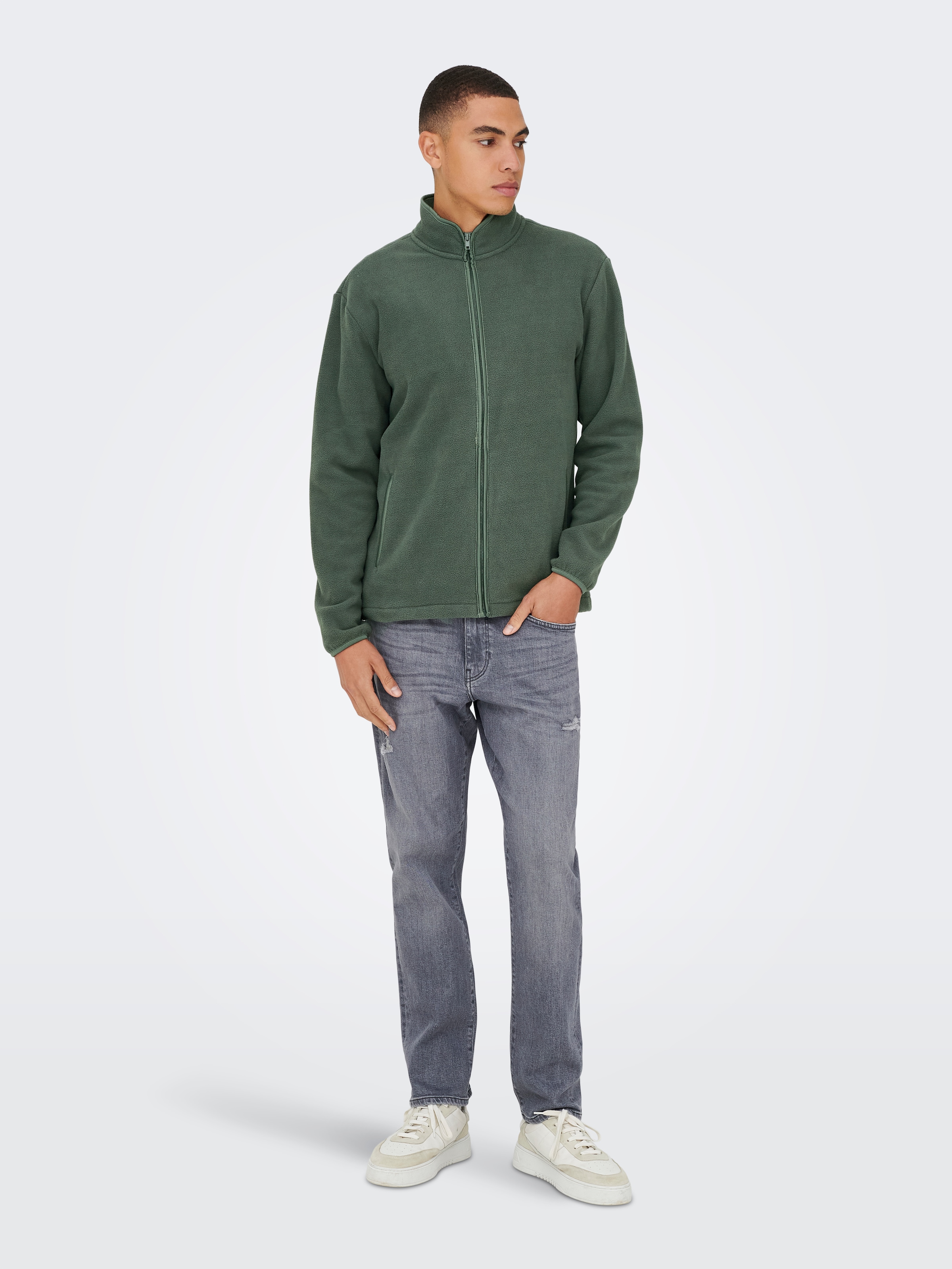 ONLY & SONS Kapuzensweatjacke »ONSAKEEM FULL ZIP REG SWEAT OTL«