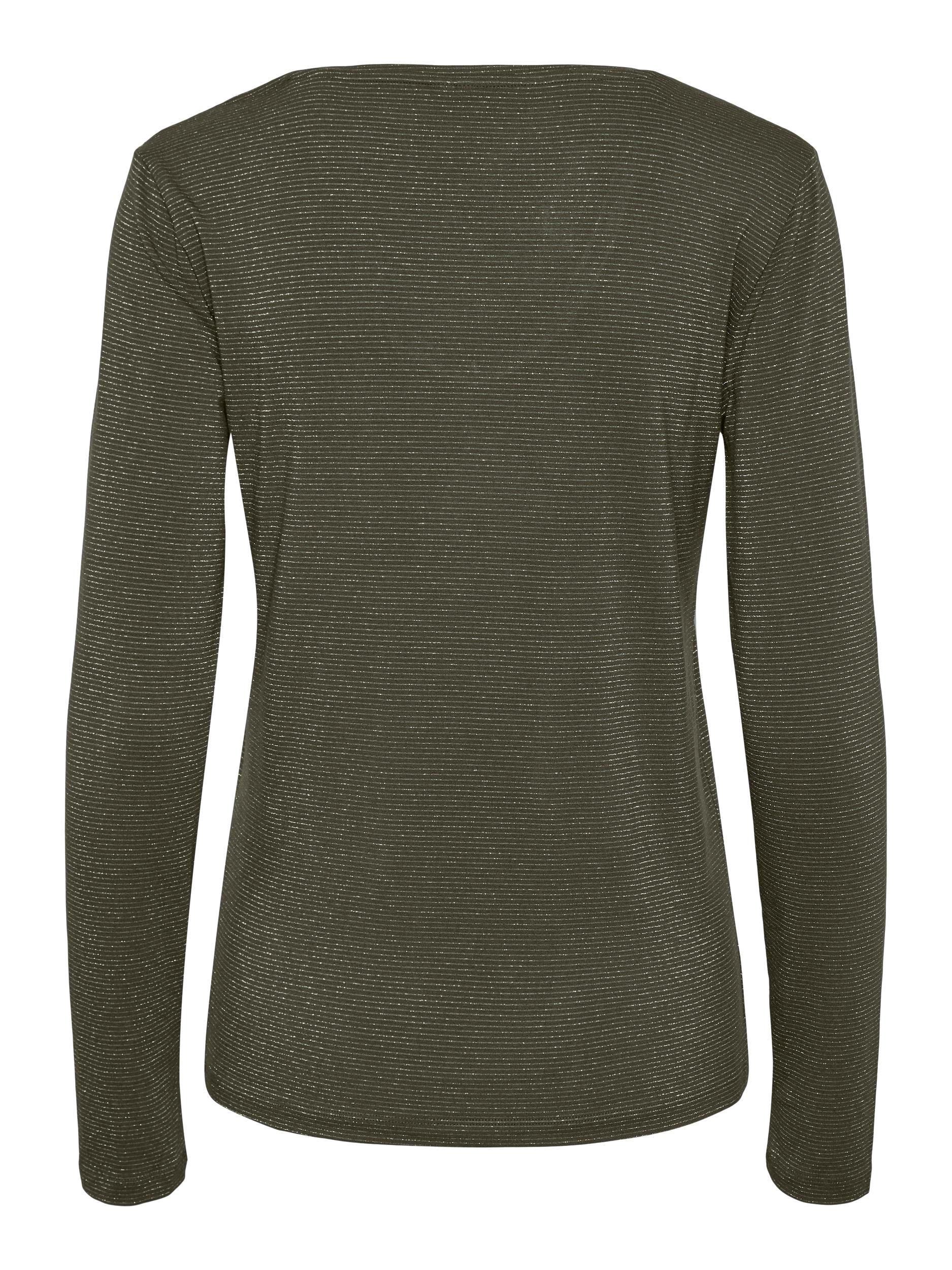 pieces V-Shirt »PCBILLO LS V-NECK LUREX STRIPES NOOS« online kaufen |  Jelmoli-Versand