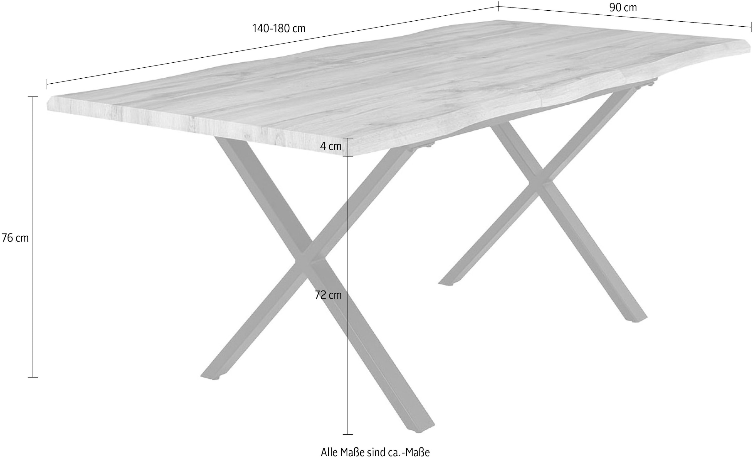 Jockenhöfer Gruppe Esstisch »Martin«, 140-180x90 cm