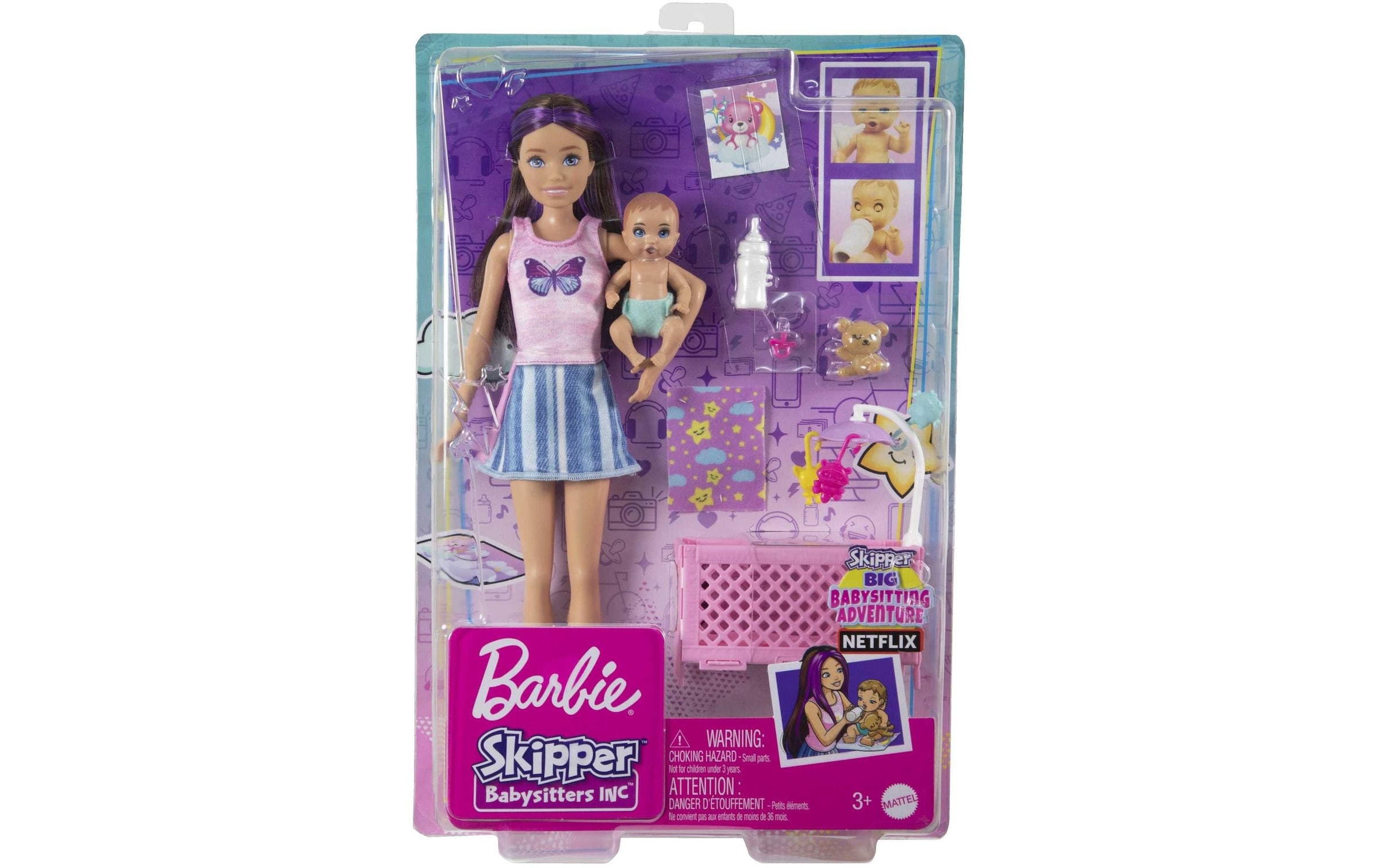 Barbie Anziehpuppe »Skipper Babysitters Sleepy Baby«