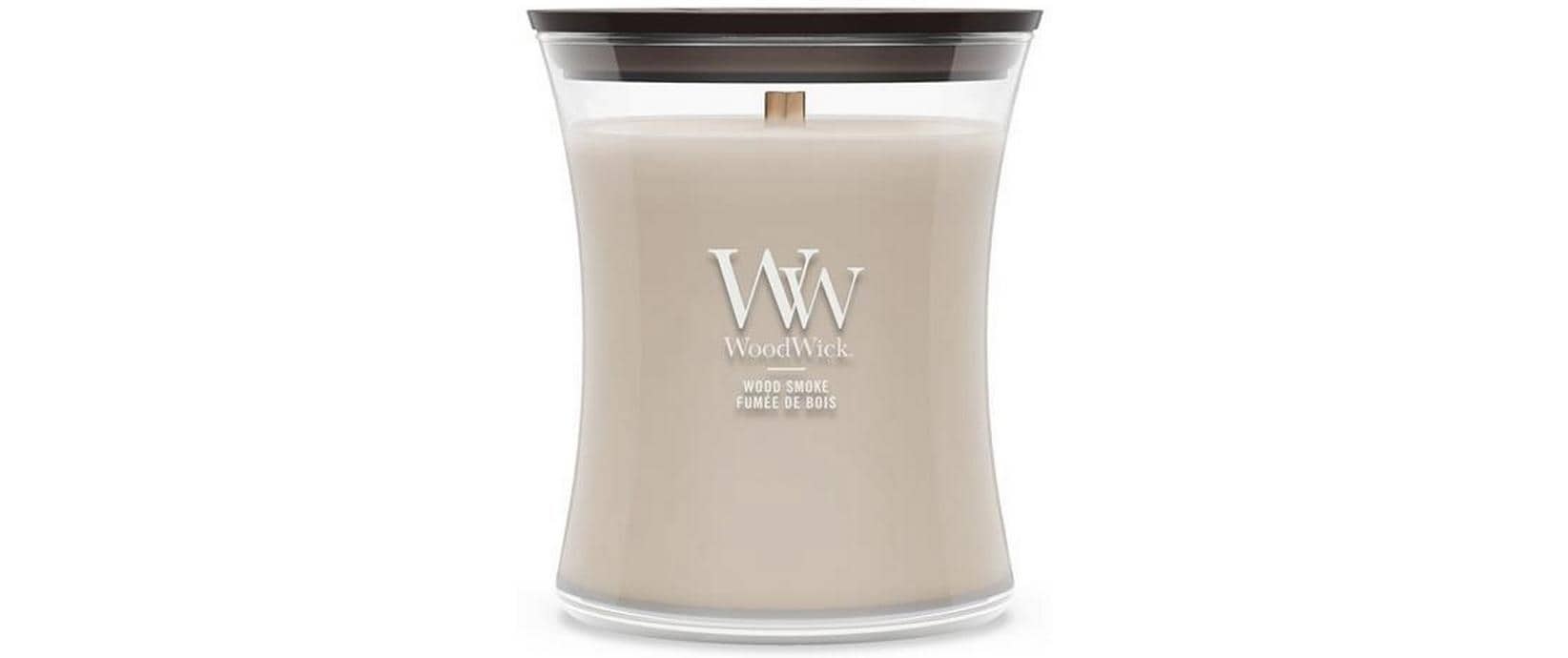 Woodwick Duftkerze "Wood Smoke Medium Jar"