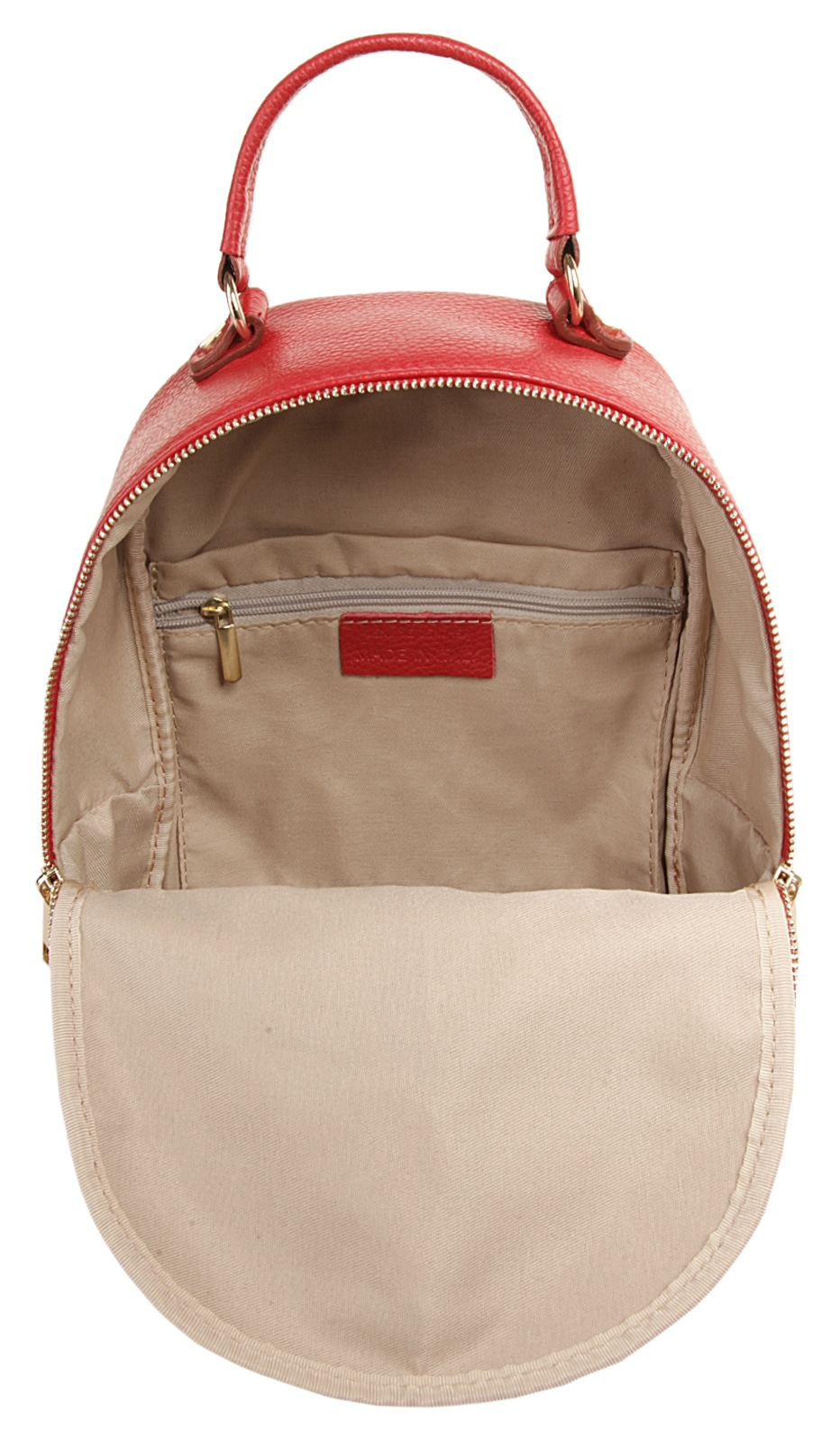 Samantha Look Cityrucksack, echt Leder, Made in Italy