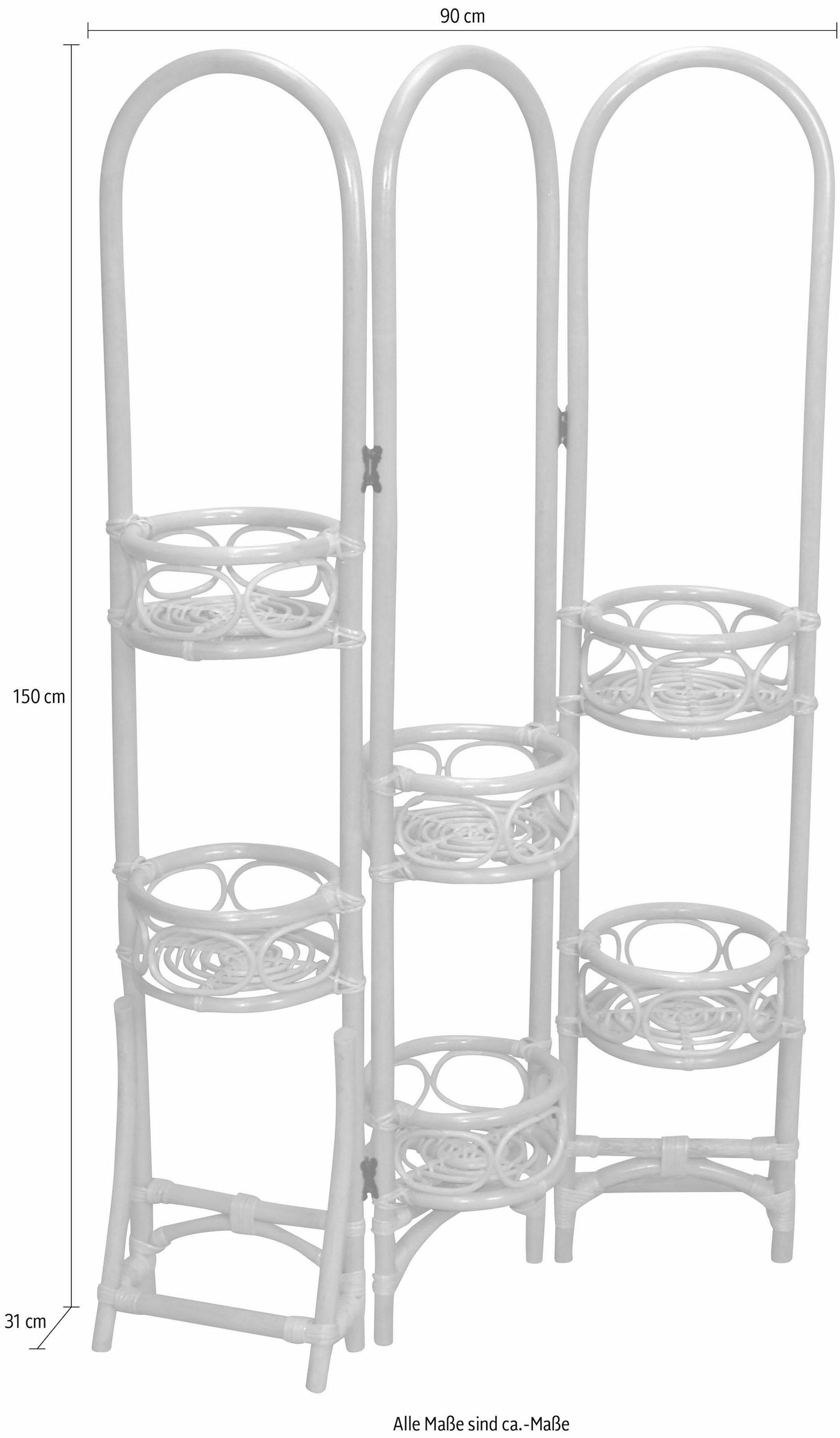 Home affaire Paravent, Rattan kaufen Jelmoli-Versand | mit Blumenhalterung online