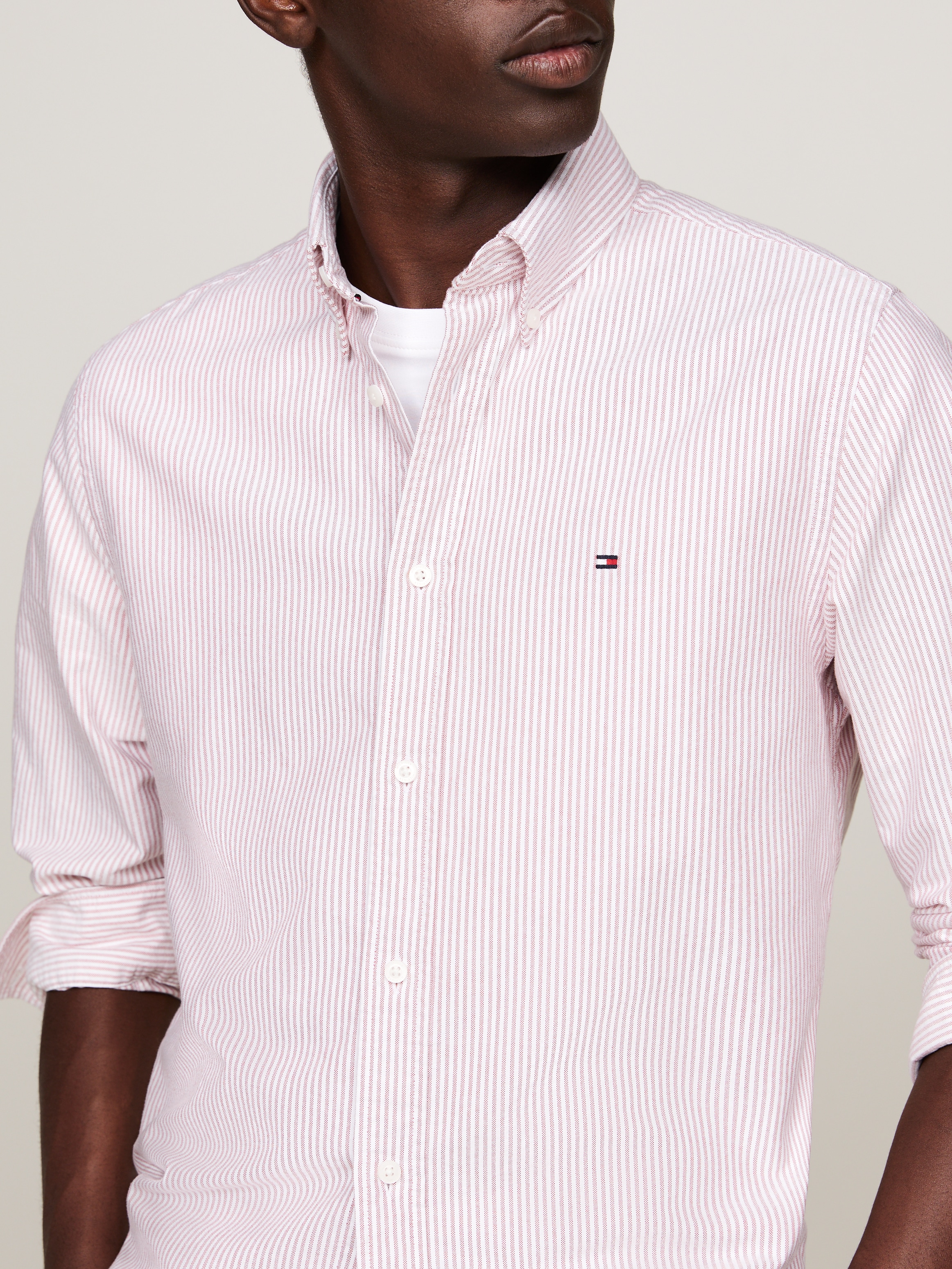 Tommy Hilfiger Langarmhemd »HERITAGE OXFORD STRIPE RF SHIRT«