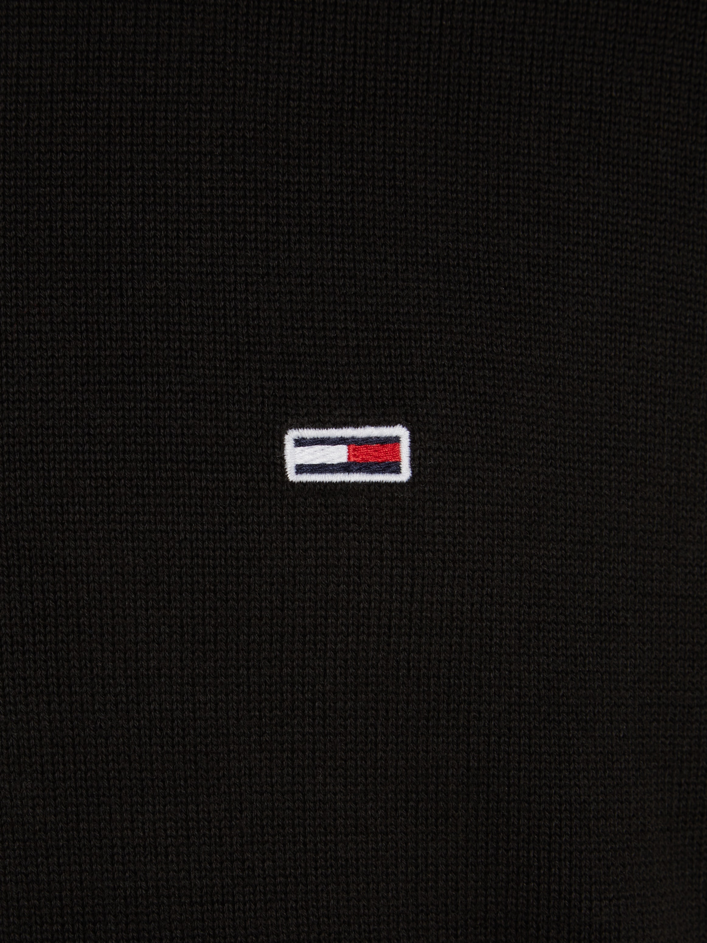Tommy Jeans Rundhalspullover »TJM SLIM ESSENTIAL LIGHT SWEATER«, mit Flag-Patch