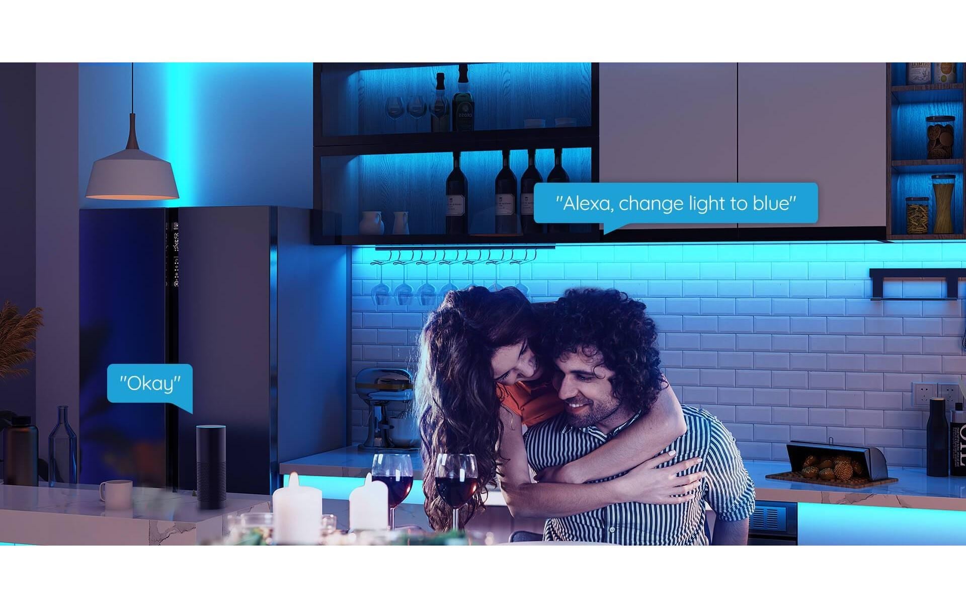 Govee LED Lichtleiste »Govee Smart Wi-Fi + Bluetooth, 10 m, RGB«