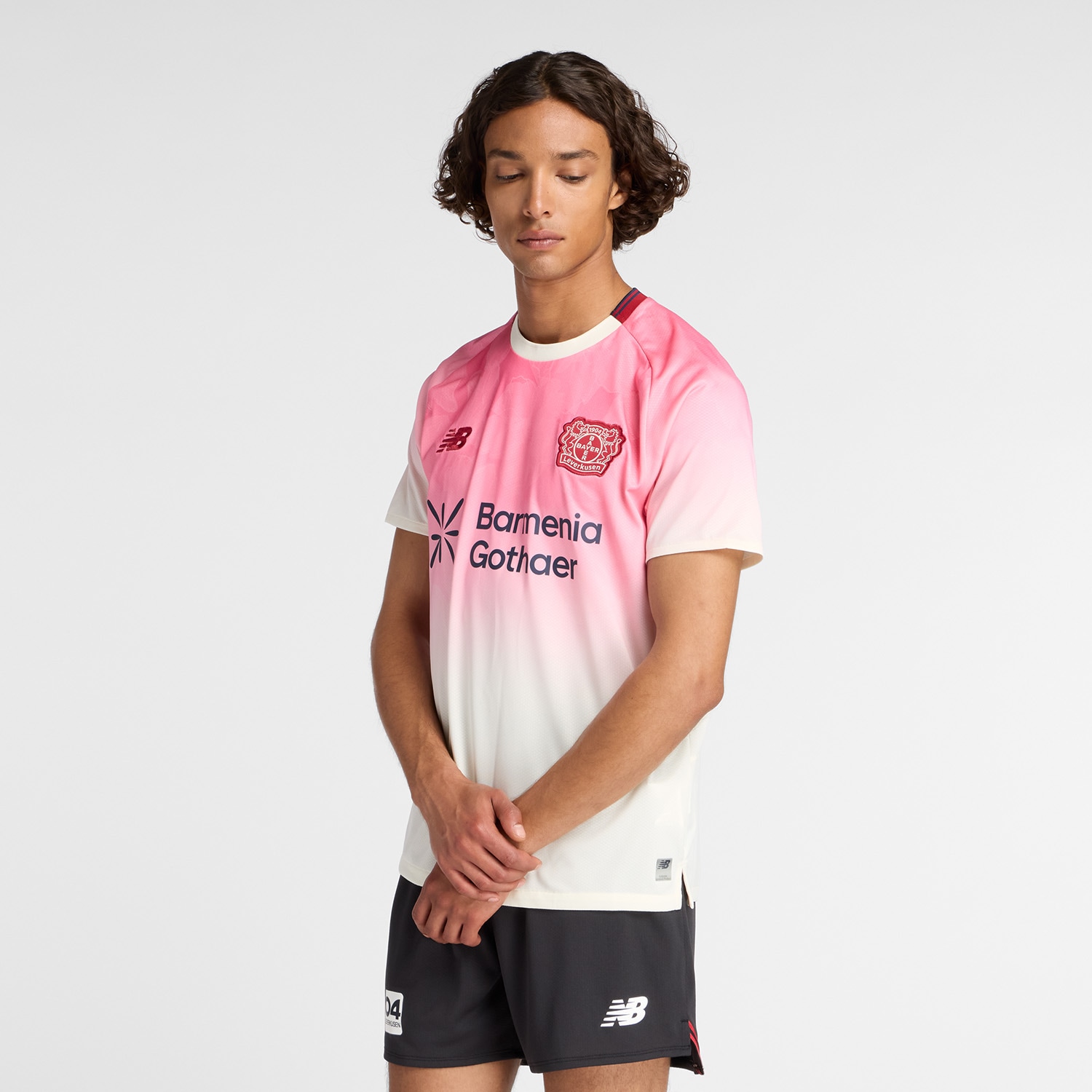 New Balance Fussballtrikot »Bayer 04 Away Leverkusen Short Sleeve Jersey«