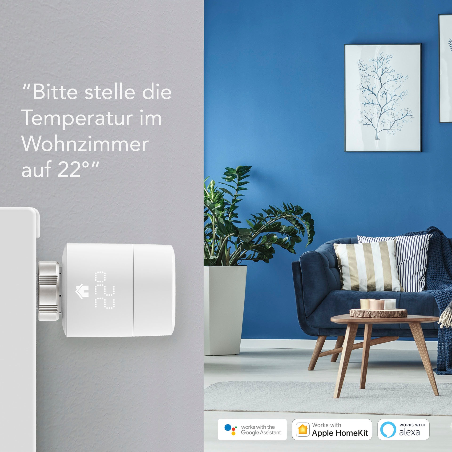 Tado Heizkörperthermostat »Starter Kit mit 2 Smarten Heizkörper-Thermostaten V3+«