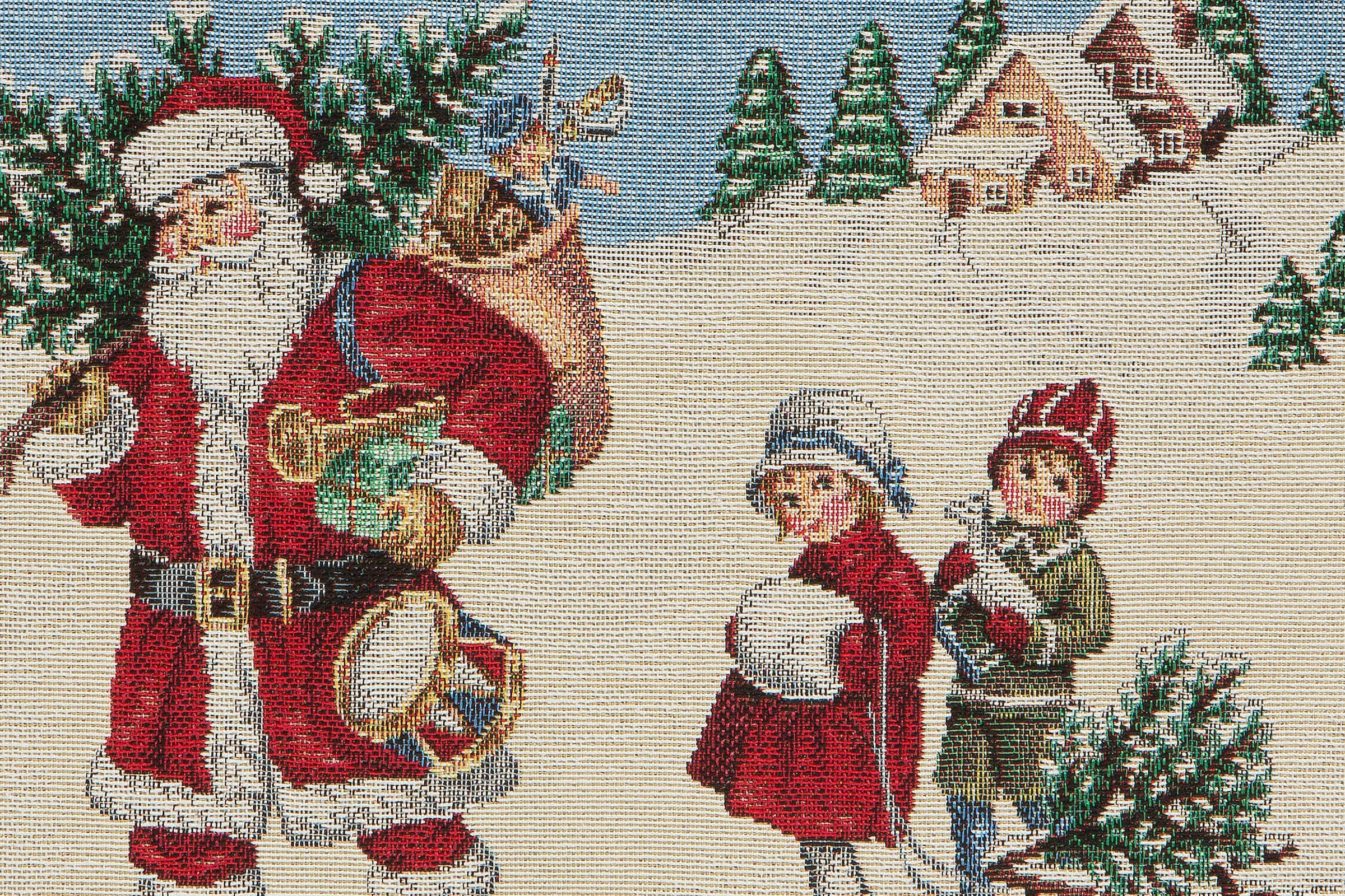 HOSSNER - HOMECOLLECTION Tischläufer »Kinder, Weihnachtsdeko, Weihnachten«, (1 St.), Weihnachten